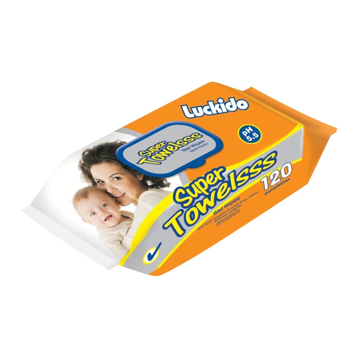 Luckido Super Towelsss Islak Mendil 120'li