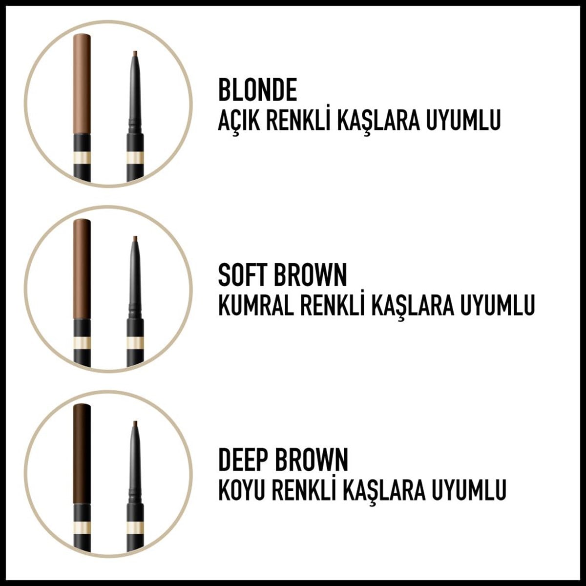 Max Factor Brow Shaper Kaş Kalemi Brown
