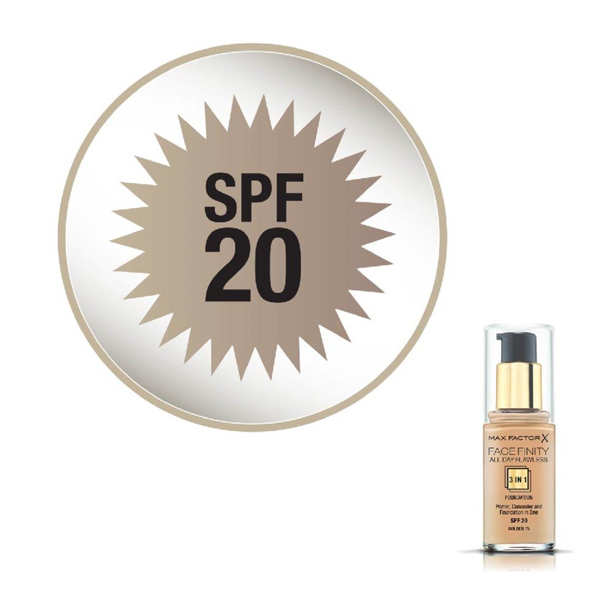 Max Factor Face Finity 3in1 Fondöten 055