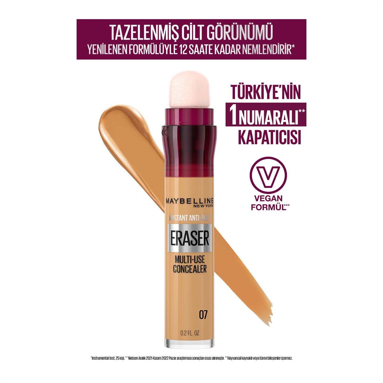 Maybelline New York Instant Anti Age Eraser Kapatıcı 07