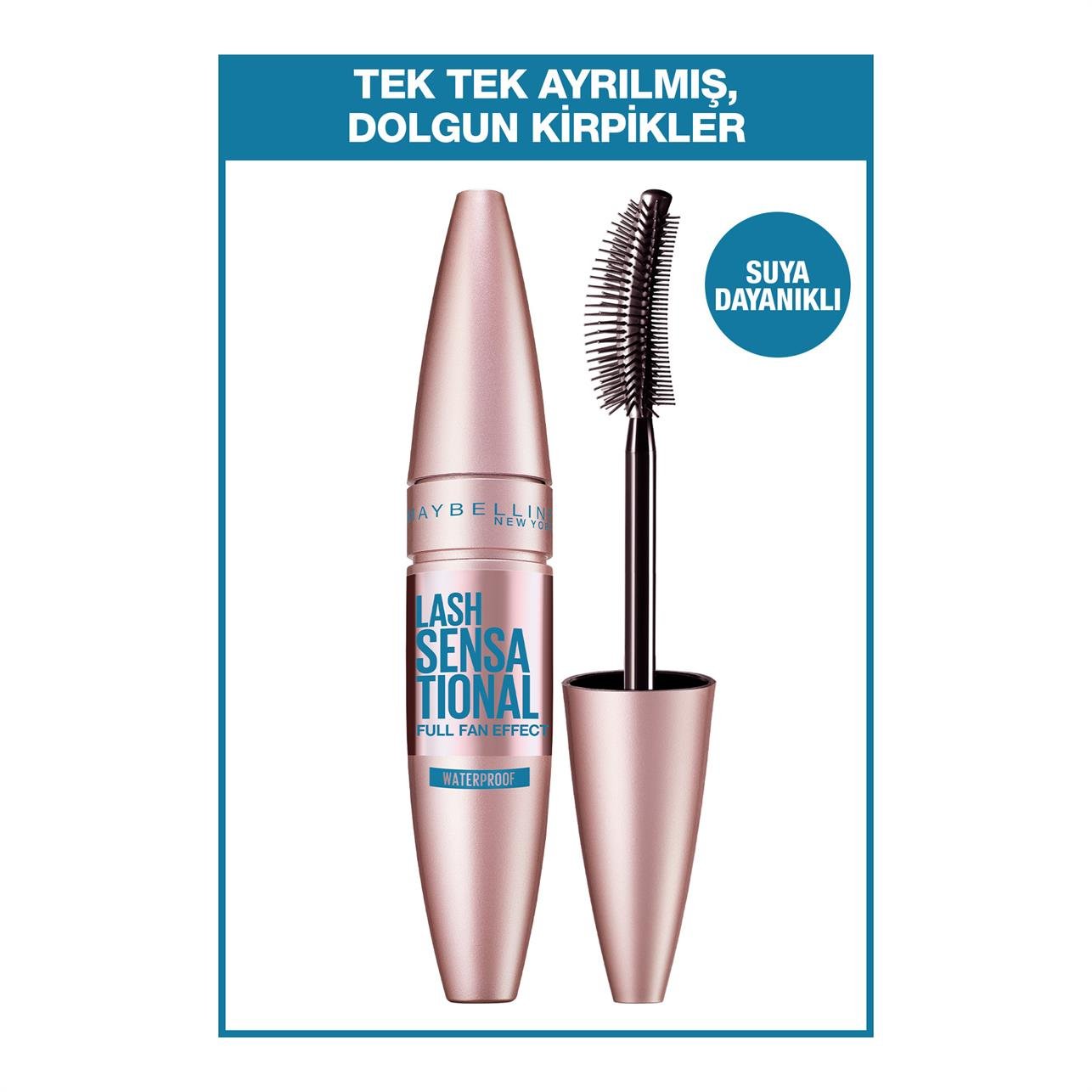 Maybelline New York Lash Sensational Multiplying Waterproof Maskara Black