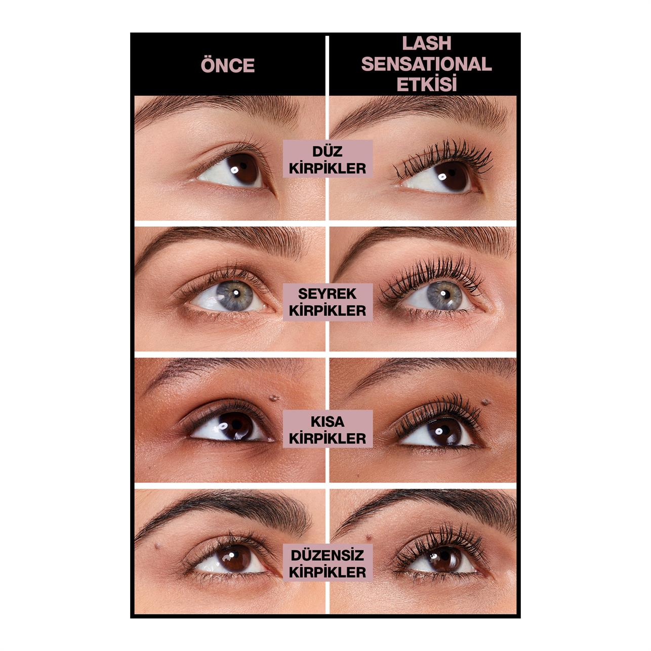 Maybelline New York Lash Sensational Multiplying Waterproof Maskara Black