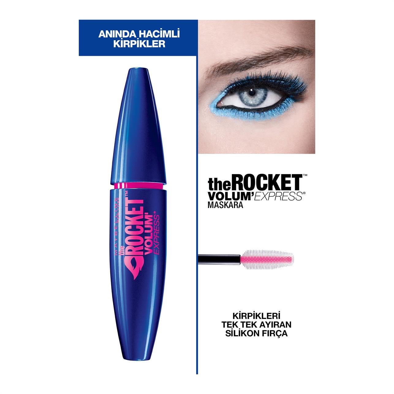 Maybelline New York Rocket Volume Express Maskara Black