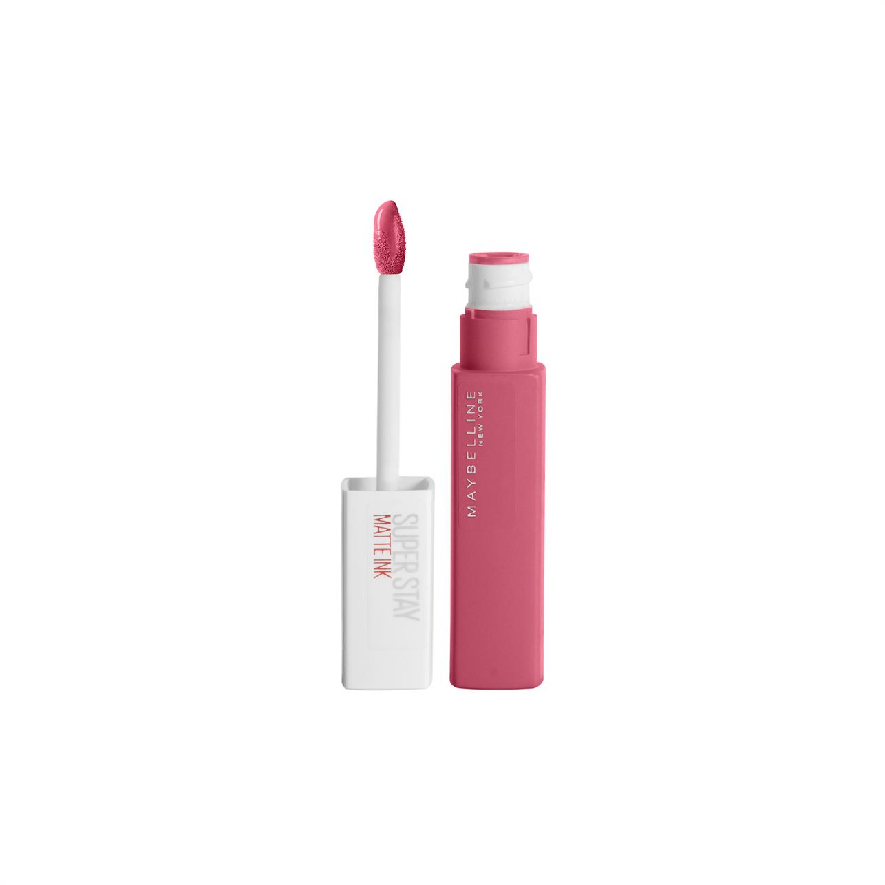 Maybelline New York Super Stay Matte Ink Mat Likit Ruj 125 Inspirer-Pembe