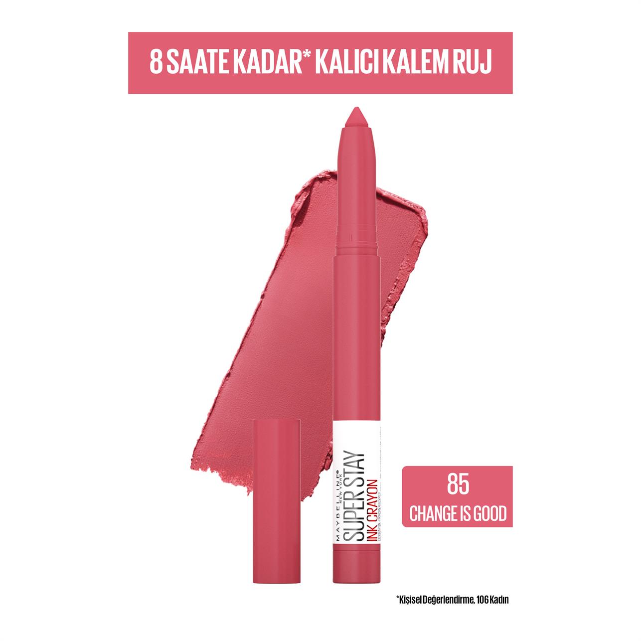 Maybelline New York Super Stay Matte Ink Crayon Kalem Mat Ruj No:85