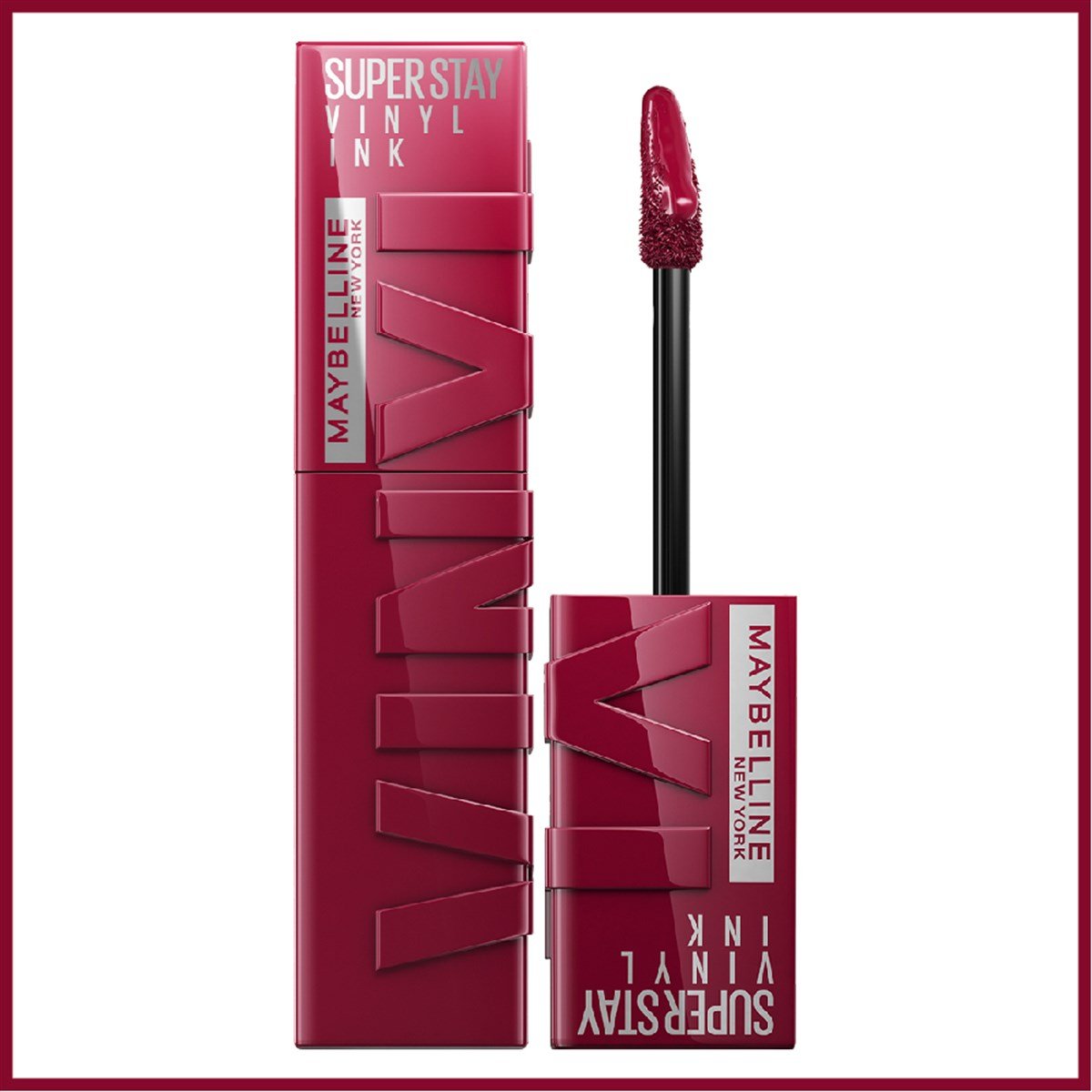 Maybelline New York Super Stay Vinyl Ink Uzun Süre Kalıcı Likit Parlak Ruj No:30 Unrivaled
