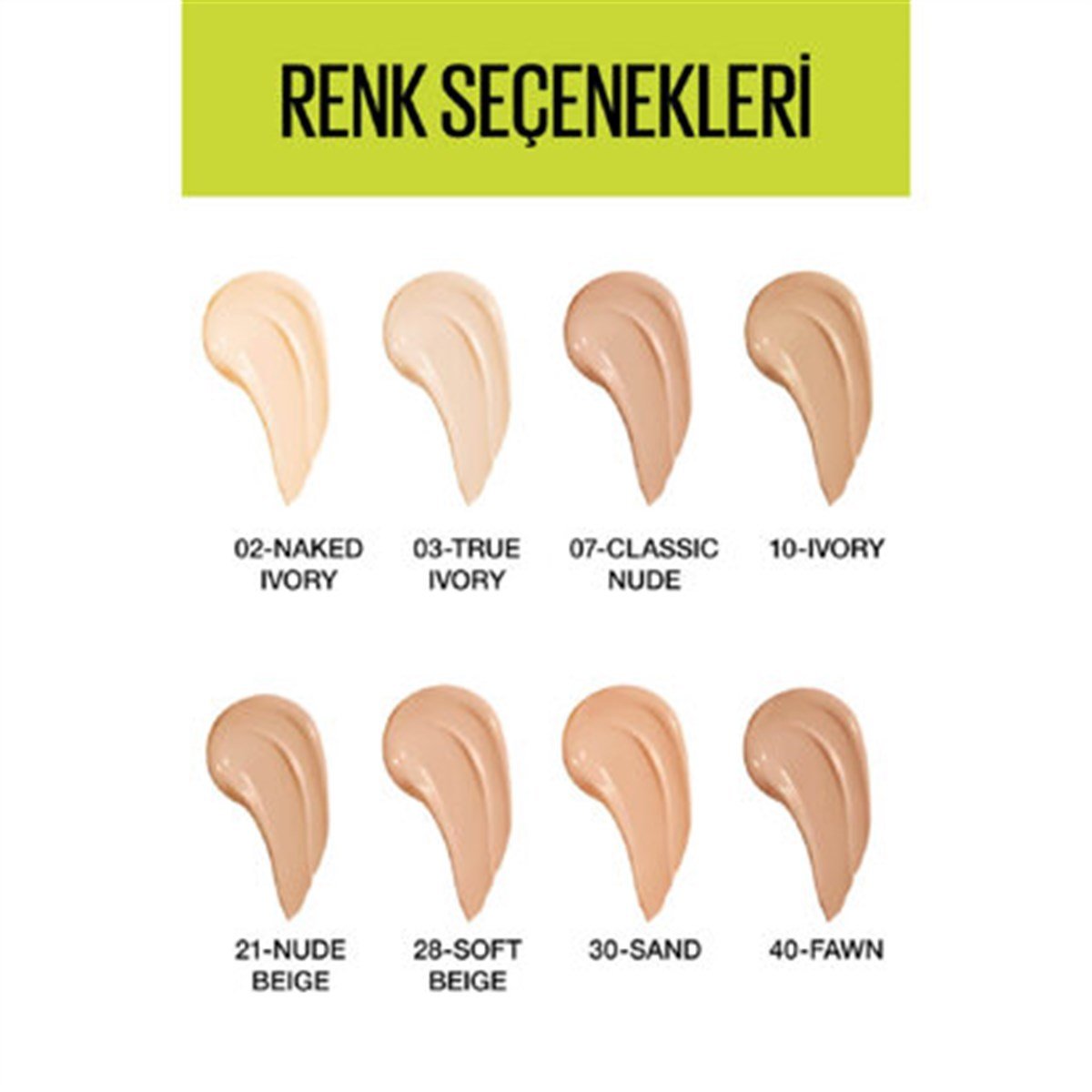 Maybelline Super Stay Active Wear 30H Fondöten True İvory No:3 
