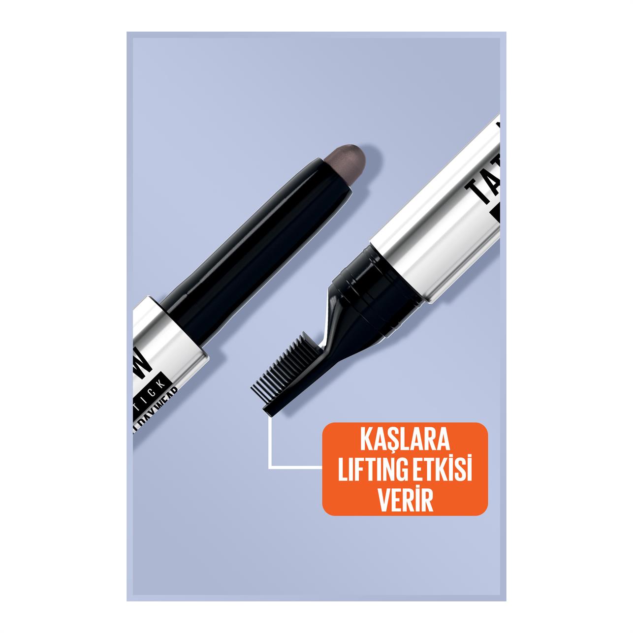 Maybelline Tattoo Brow Lift Stick Kaş Kalemi Deep Brown Koyu Ton
