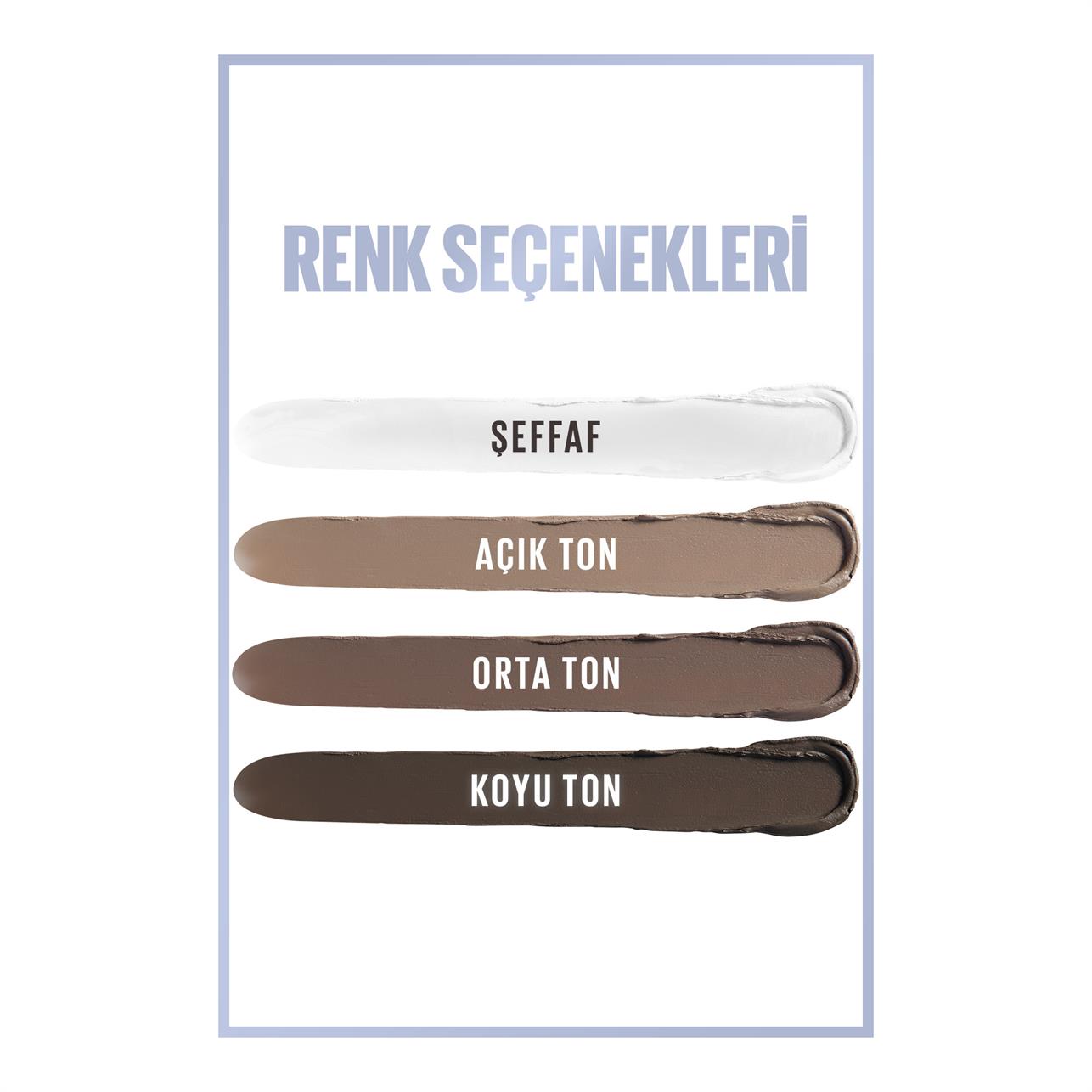 Maybelline Tattoo Brow Lift Stick Kaş Kalemi Deep Brown Koyu Ton