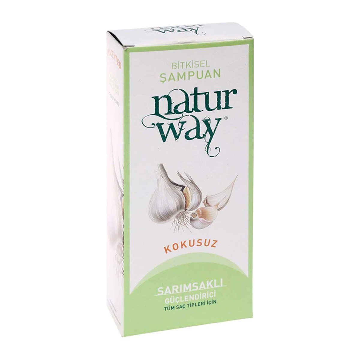 Naturway Sarımsaklı Bitkisel Şampuan Kokusuz 500ml