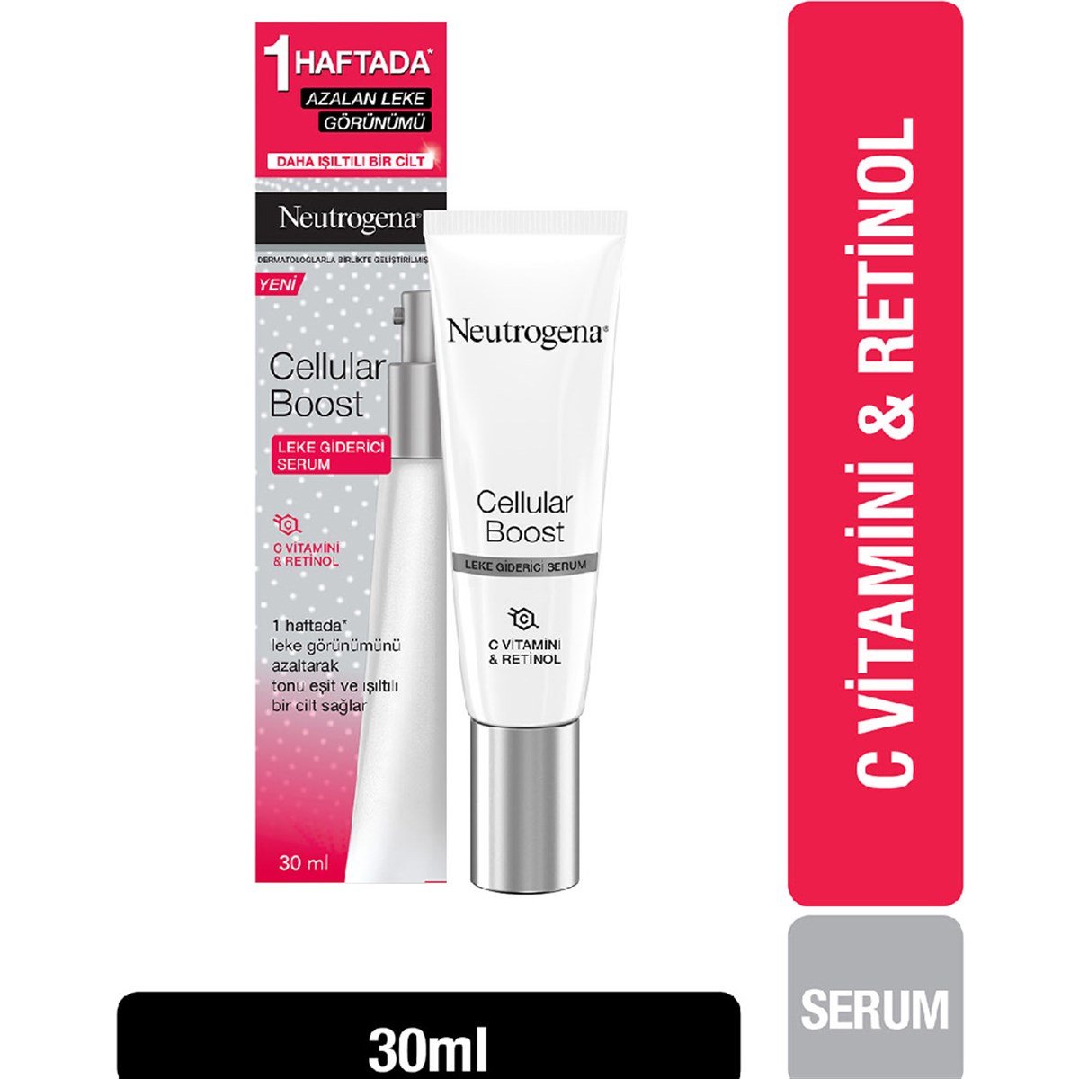 Neutrogena Cellular Boost Leke Giderici Serum 30ml 