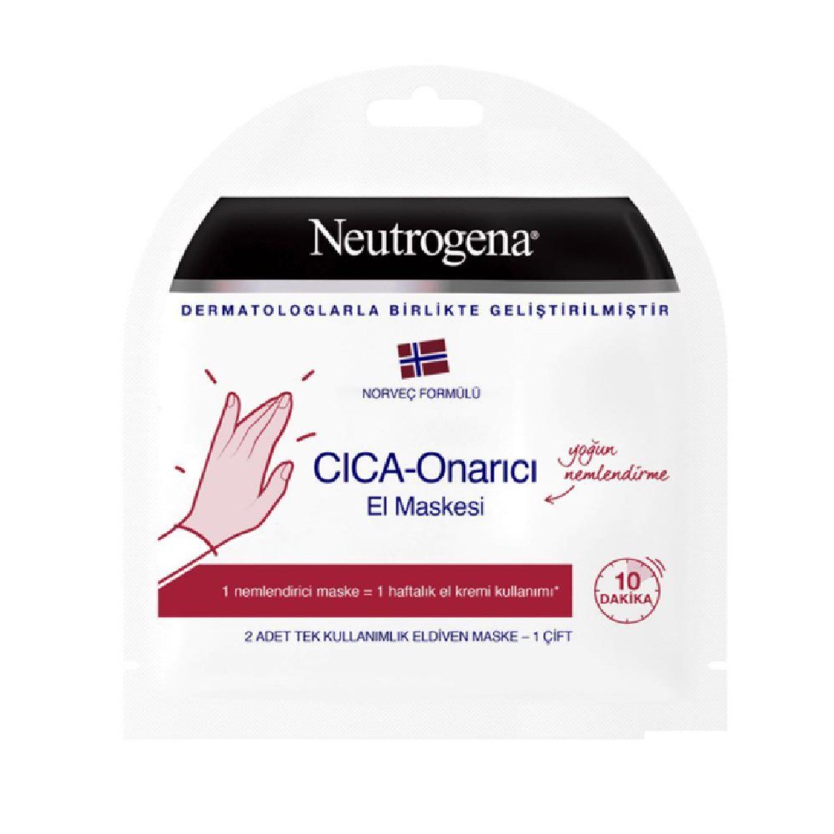 Neutrogena El Maskesi Cica Onarıcı Yoğun Nemlendirme - 1 Çift 