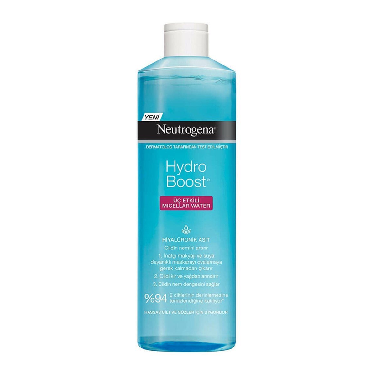 Neutrogena Hydro Boost Üç Etkili Micellar Water Makyaj Temizleme Suyu 400ml