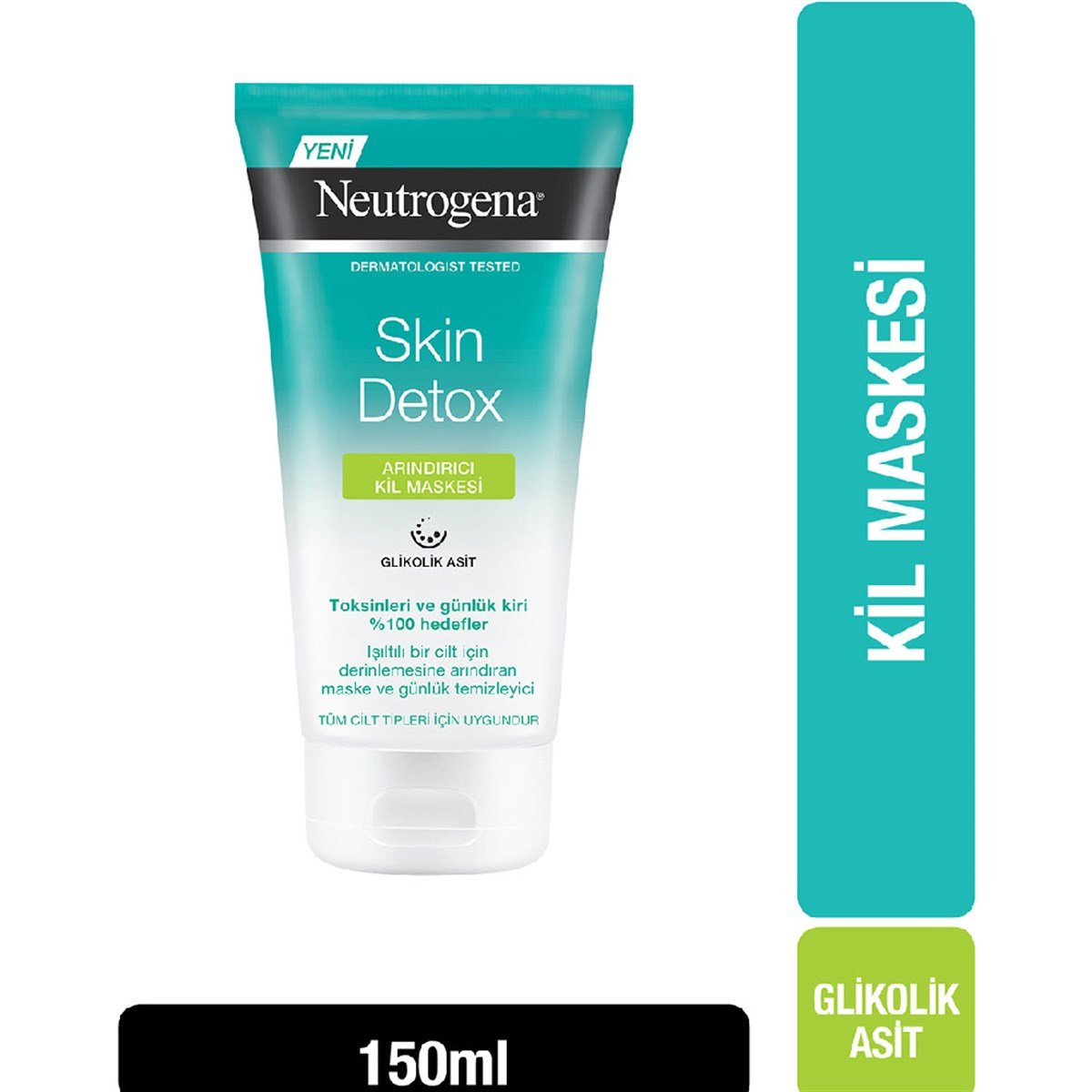 Neutrogena Skin Detox Arındırıcı Kil Maskesi 150ml