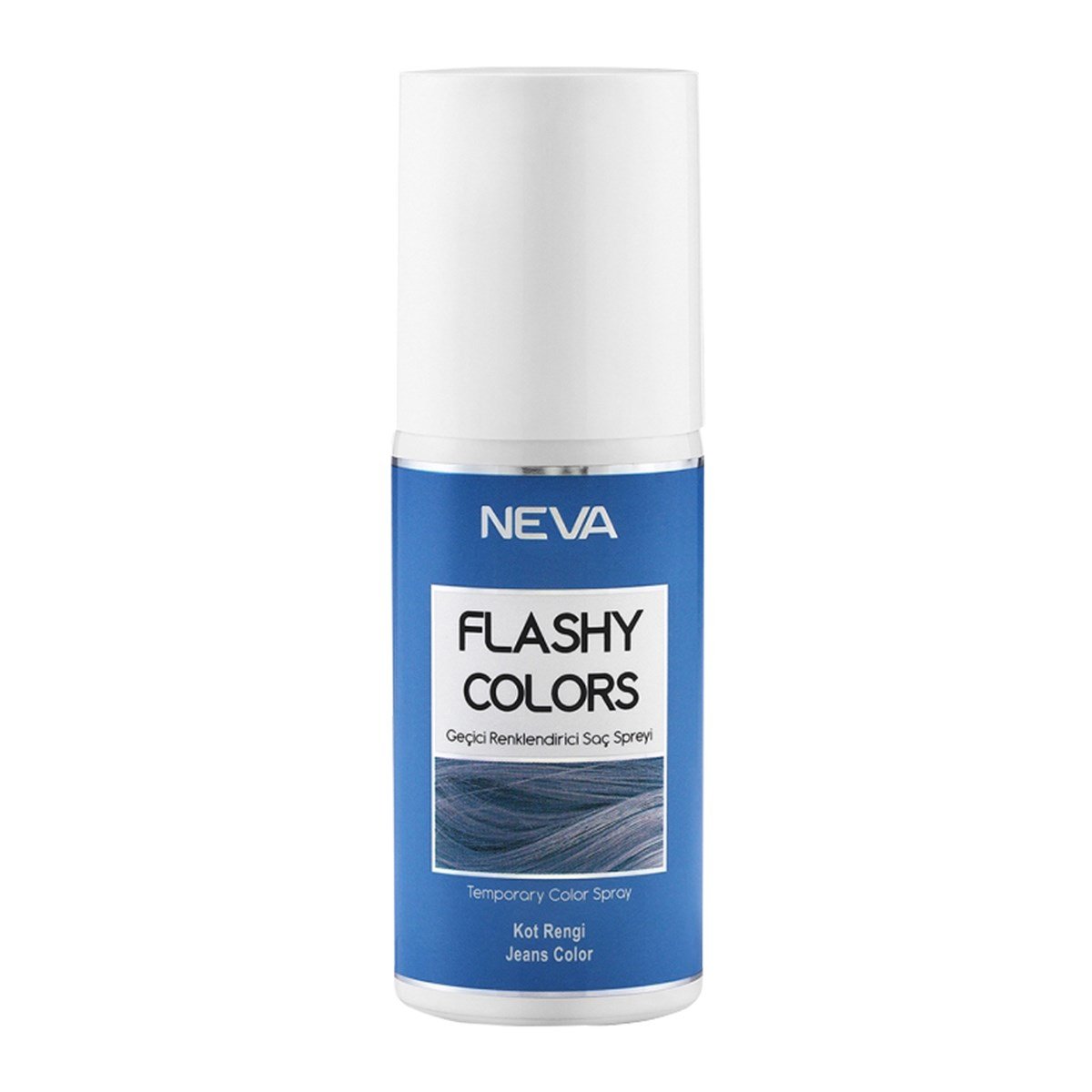 Nevacolor Flashy Colors Geçici Renklendirici Saç Spreyi Kot Rangi 75ml