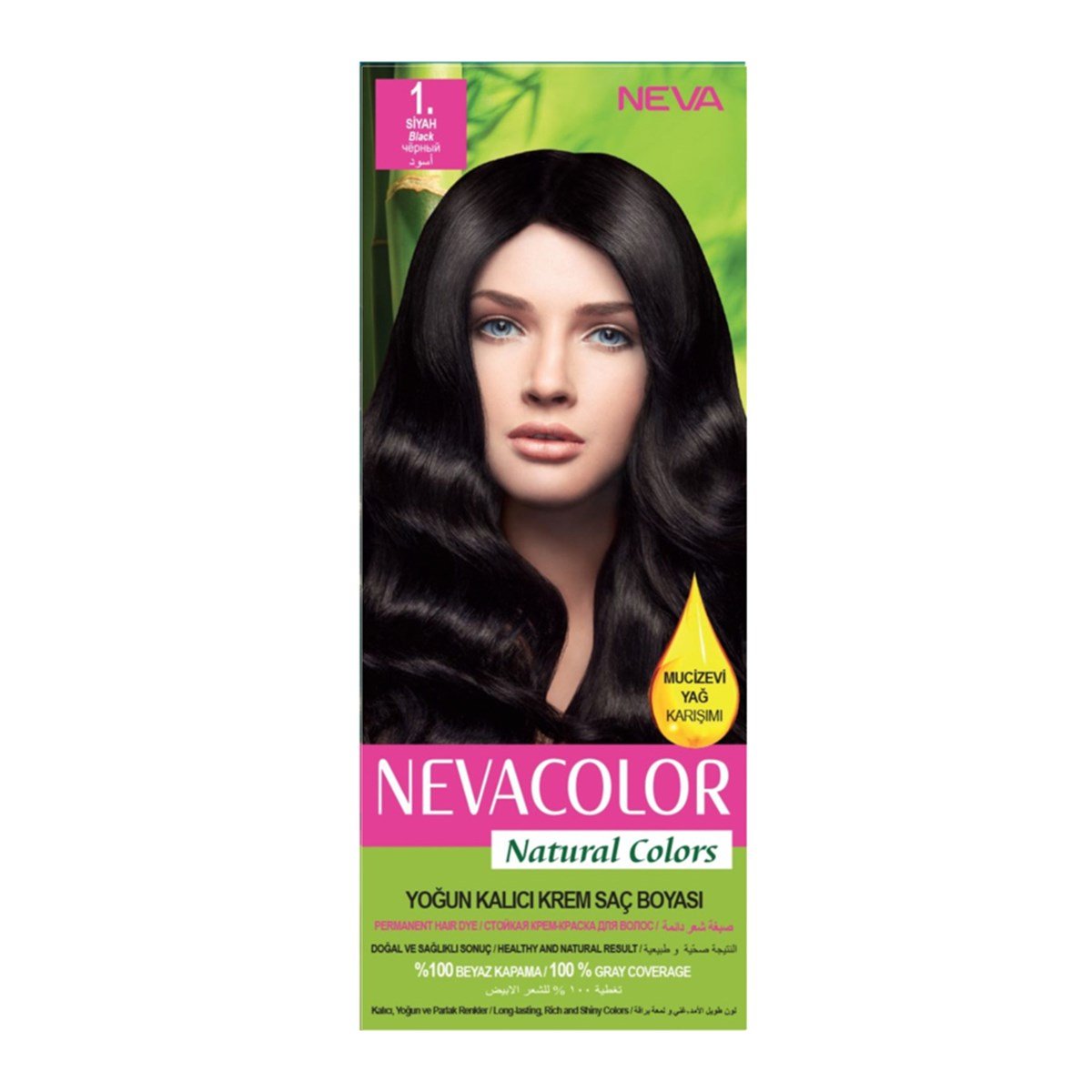 Nevacolor Natural Colors Set Boya Siyah 1.