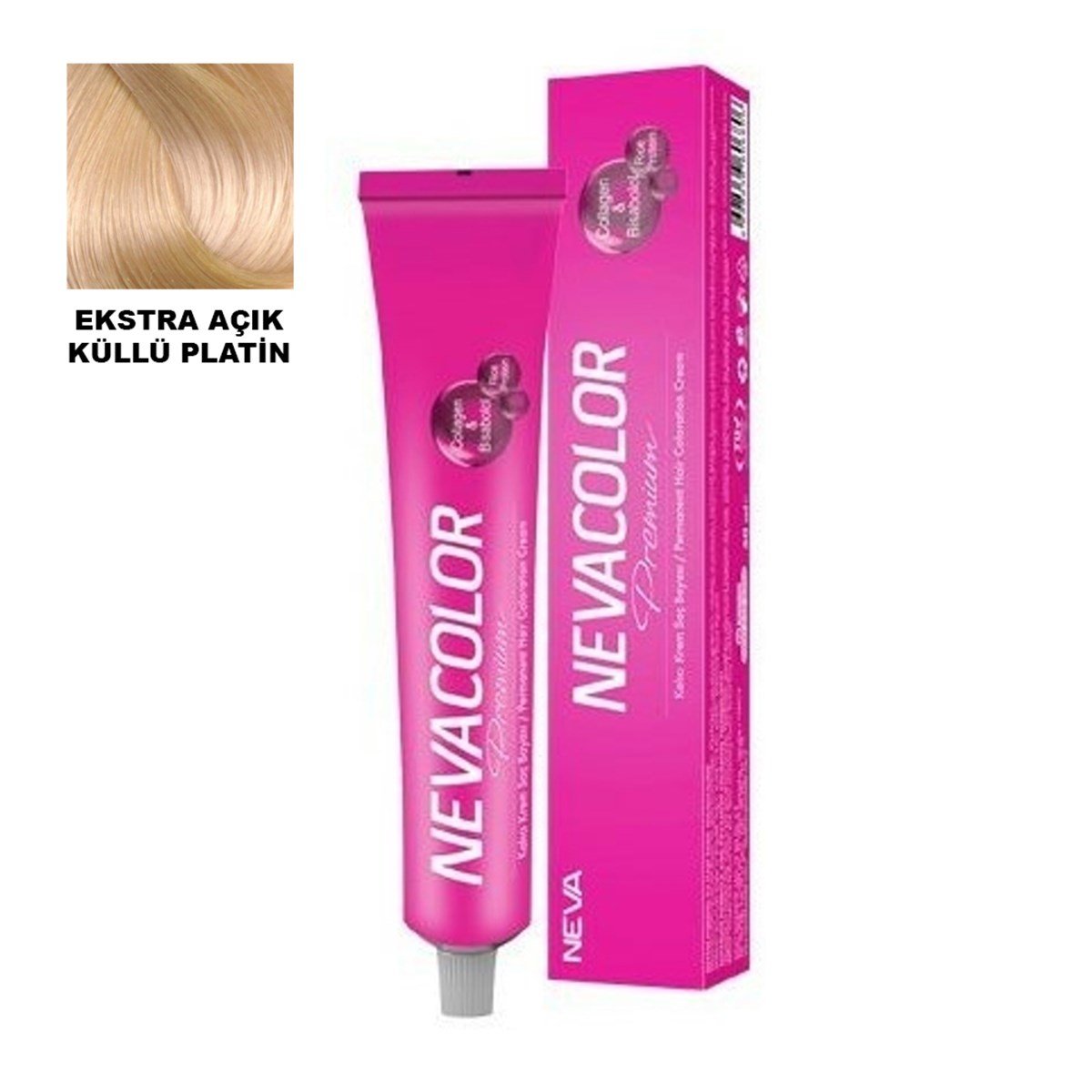 Nevacolor Tüp Boya 11.10 Ekstra Açık Küllü Platin