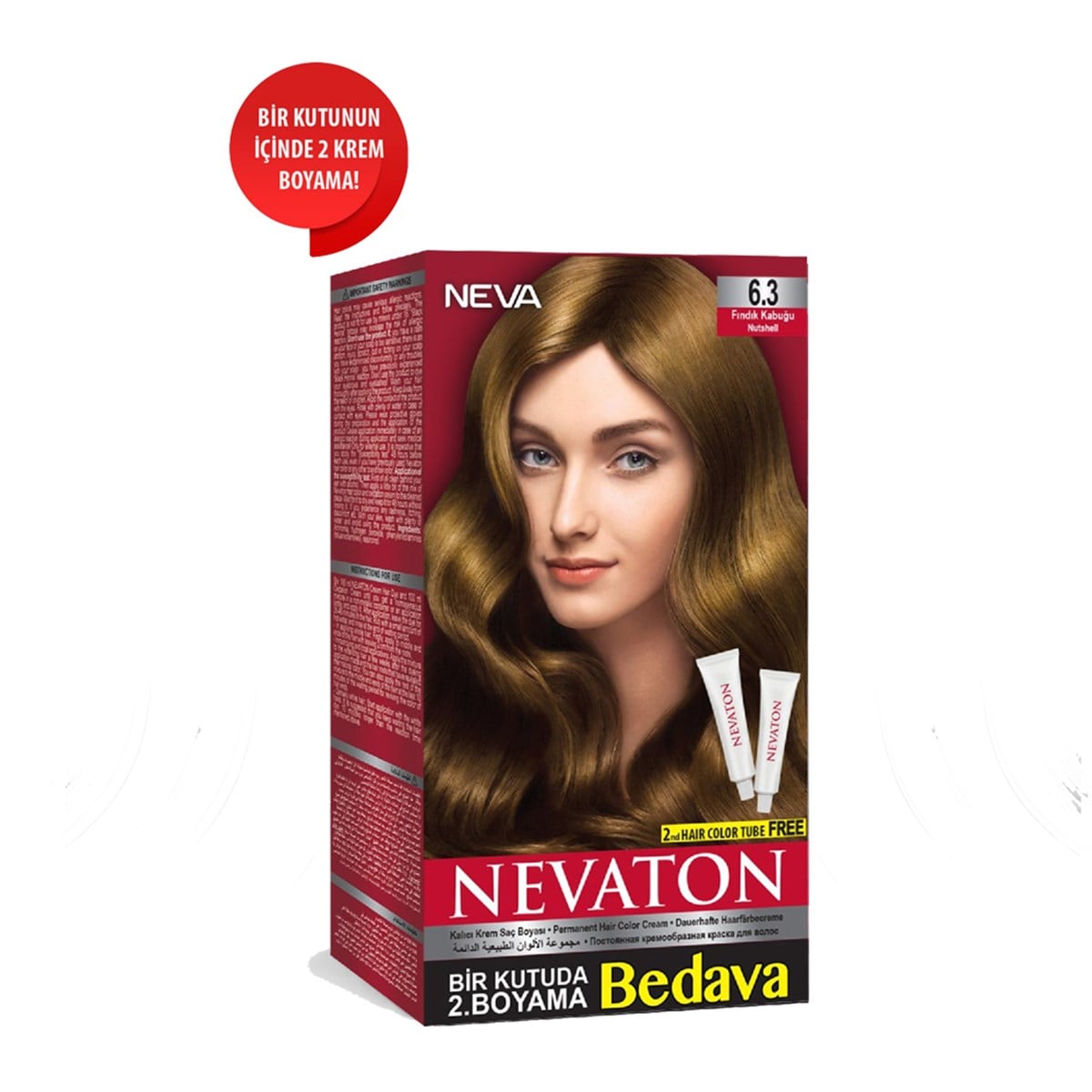 Nevaton Set Boya Fındık Kabuğu 6.3