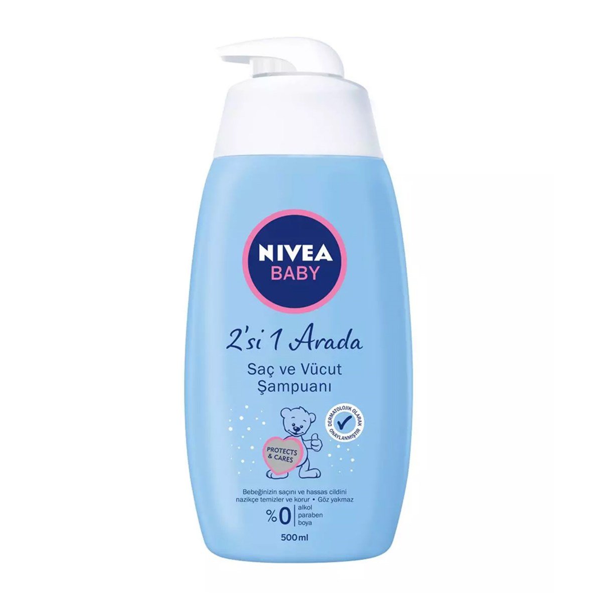 Nivea Baby 2'si 1 Arada Saç ve Vücut Şampuanı 500ml
