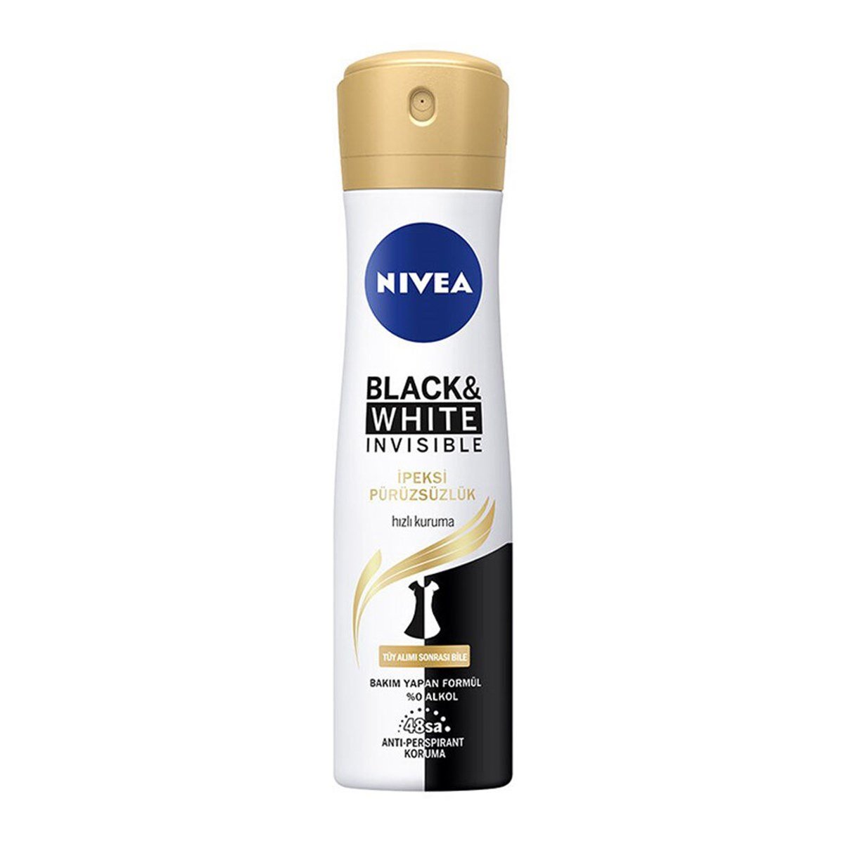 Nivea Black&White İpeksi Pürüzsüzlük Deodorant 150ml