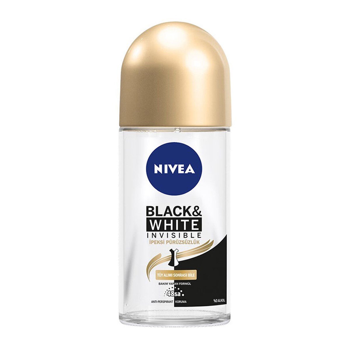 Nivea Black&White İpeksi Pürüzsüzlük Roll-On 50ml