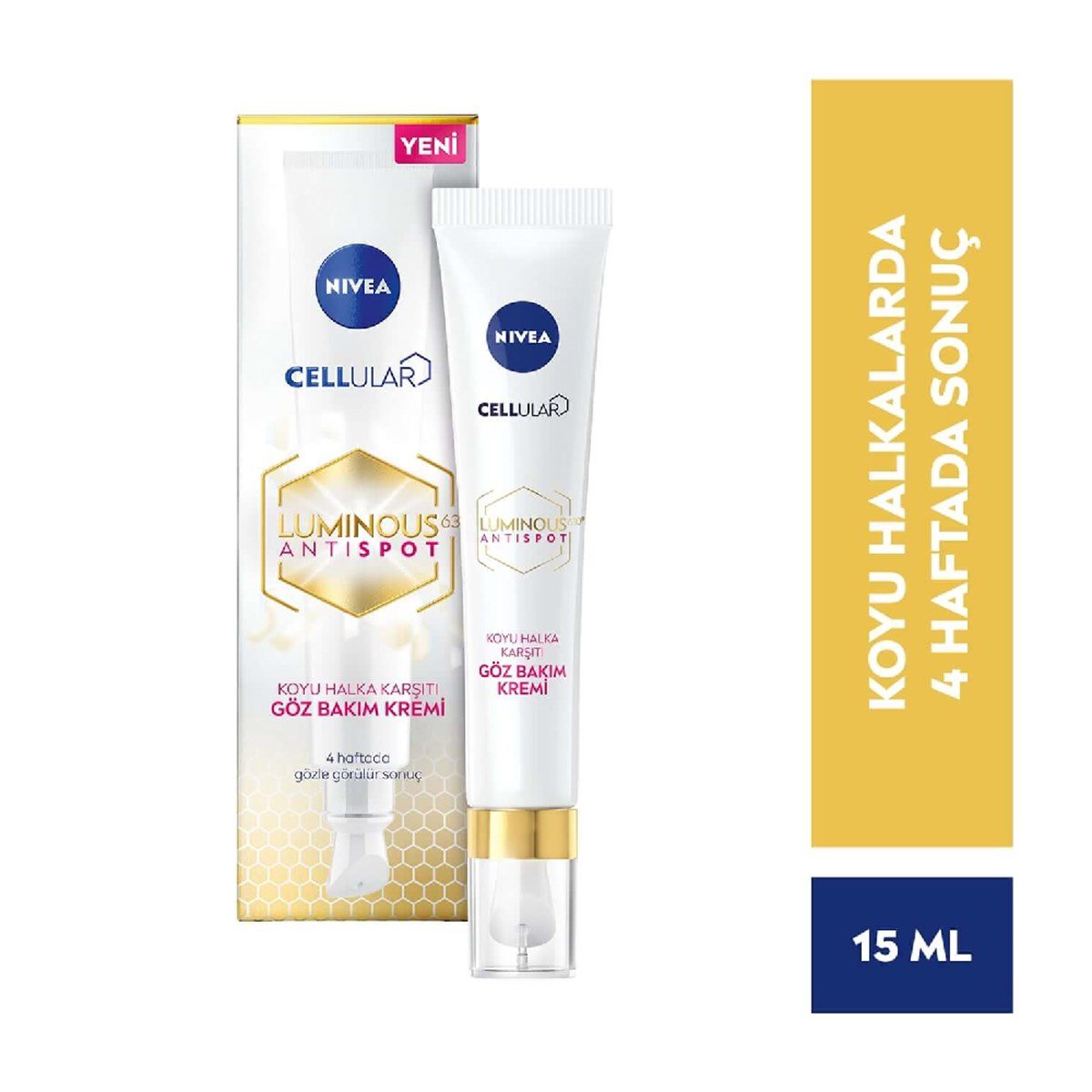 Nivea Cellular Luminous Antispot Koyu Halka Karşıtı Göz Bakım Kremi 15ml 