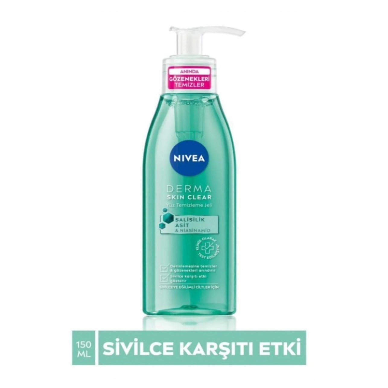 Nivea Derma Skin Clear Yüz Temizleme Jeli 150 ml