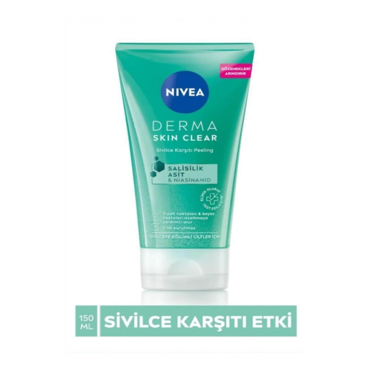 Nivea Derma Skin Clear Yüz Temizleme Peeling  Sivilce Karşıtı 150 ml
