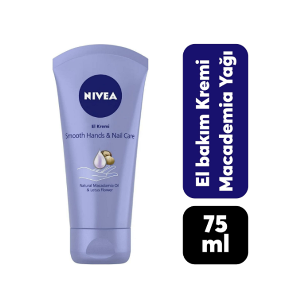 Nivea El Kremi Doğal Macadamia Yağı & Lotus Çiçeği Özleri 75 ml