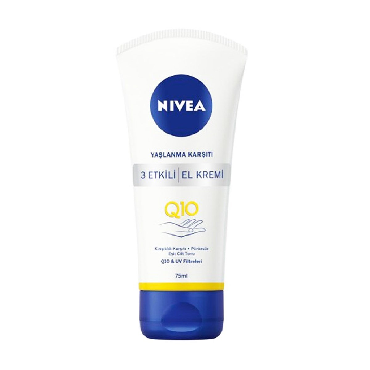Nivea El Kremi Q10 Yaşlanma Karşıtı 3 Etkili 75 ml 