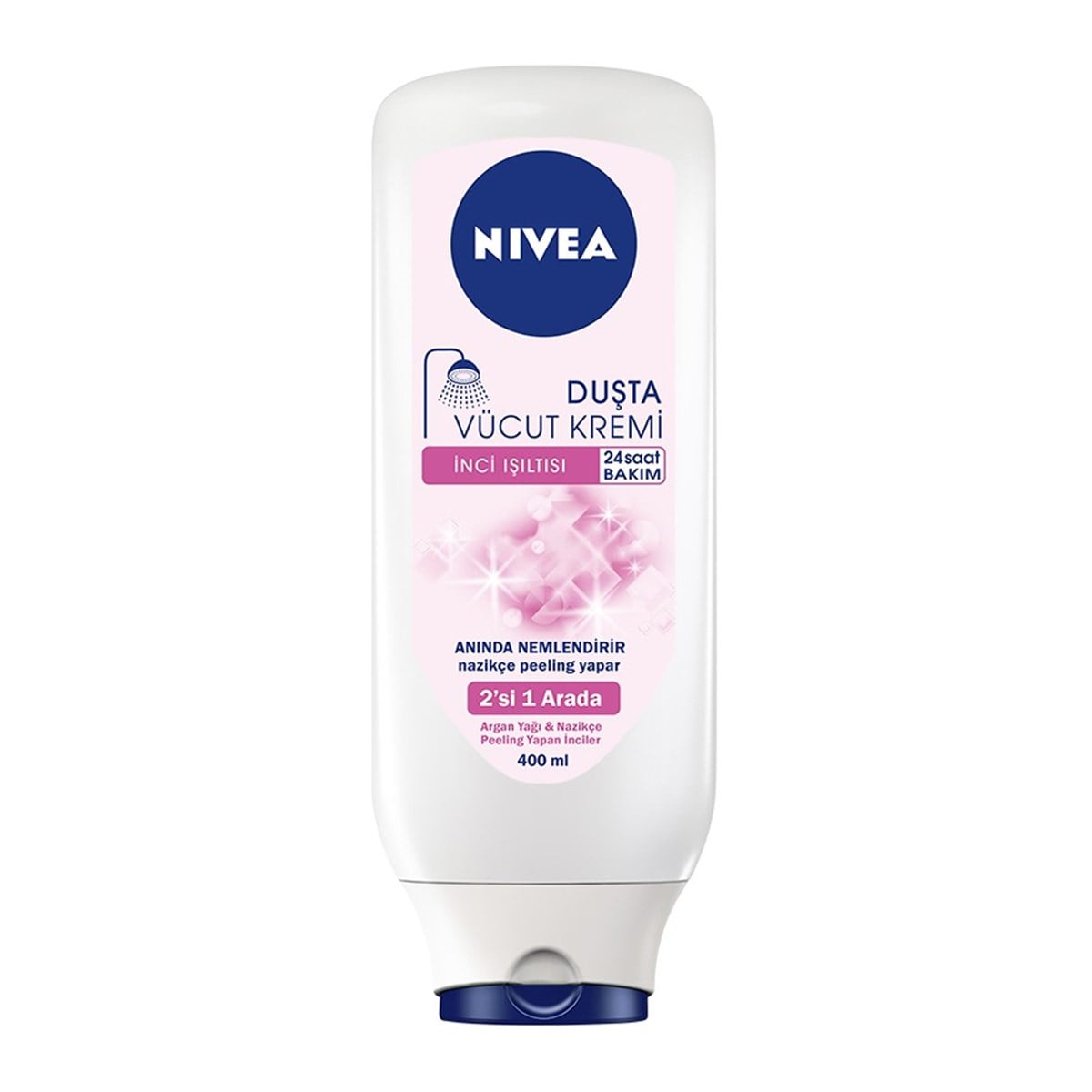 Nivea İnci Işıltısı 2'si 1 Arada Duşta Vücut Kremi 400ml