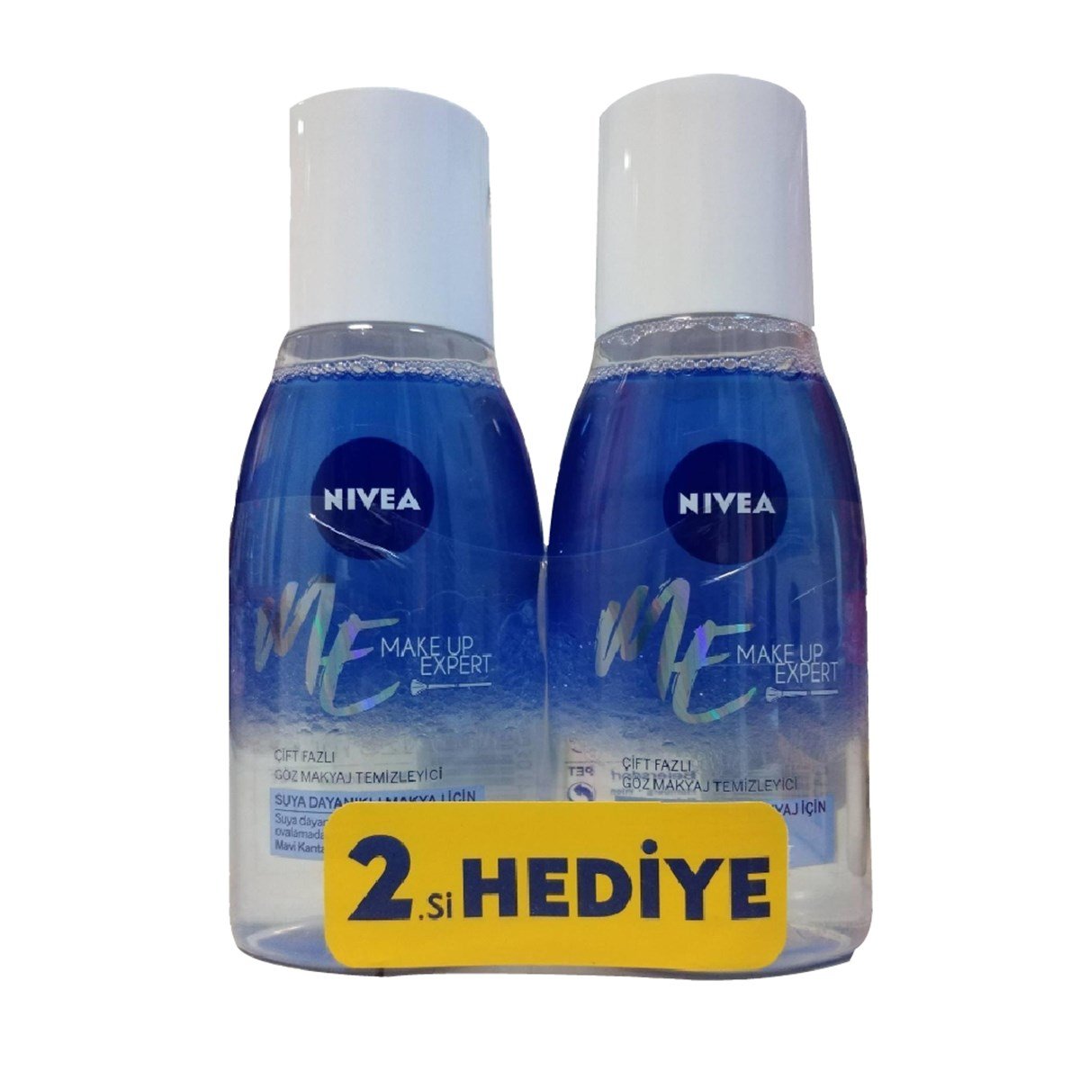 Nivea Make Up Expert Çift Fazlı Göz Makyaj Temizleyici 125ml+125ml Hediyeli