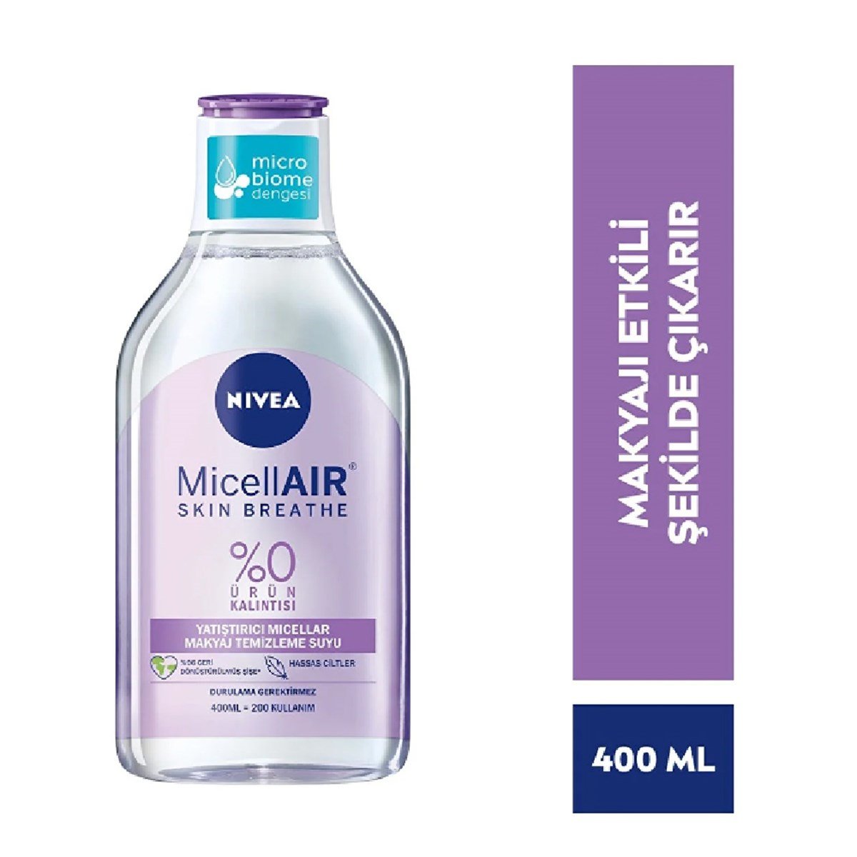 Nivea MicellAIR Makyaj Temizleme Suyu Hassas Ciltler 400 ML