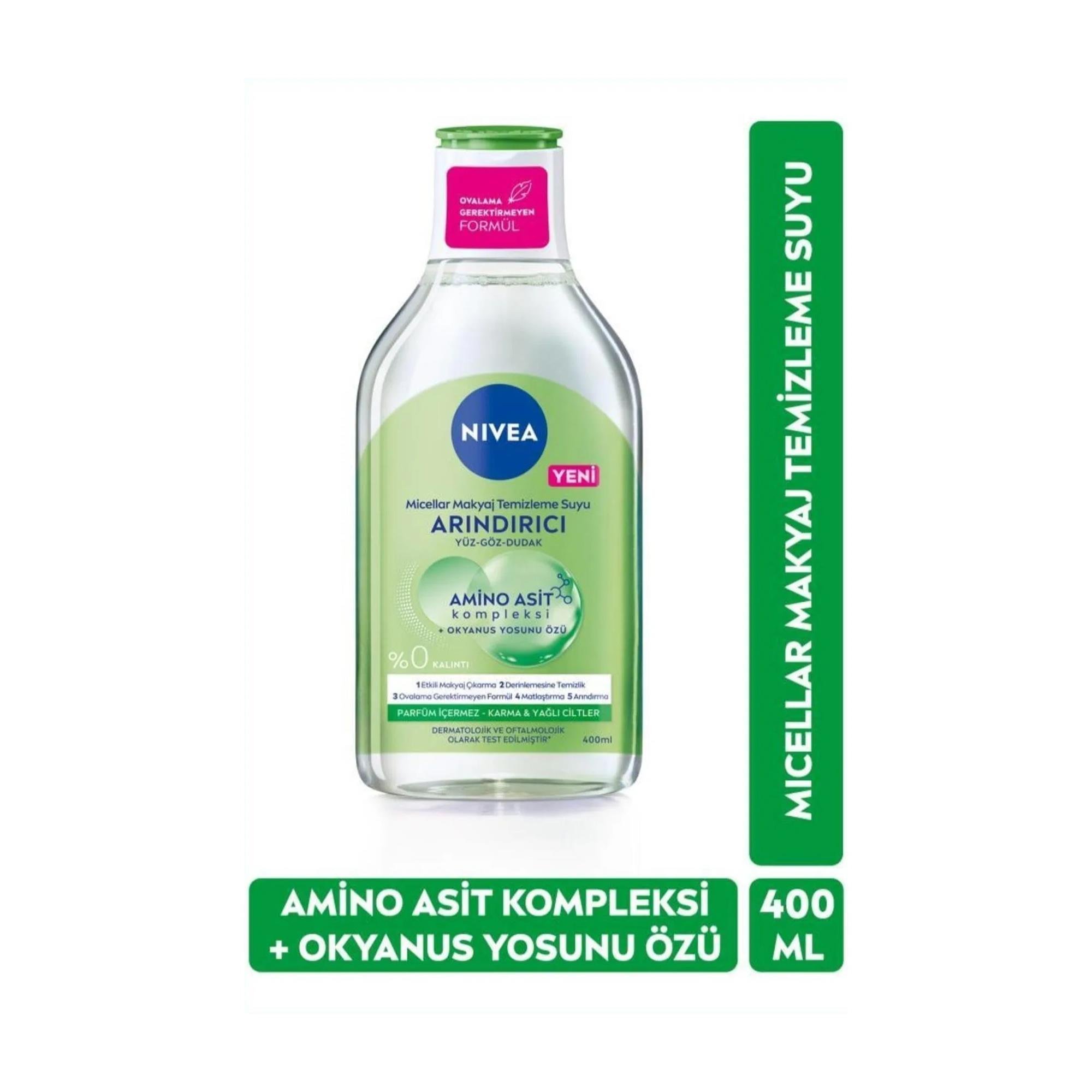 Nivea Micellar Makyaj Temizleme Suyu Arındırıcı 400 ml