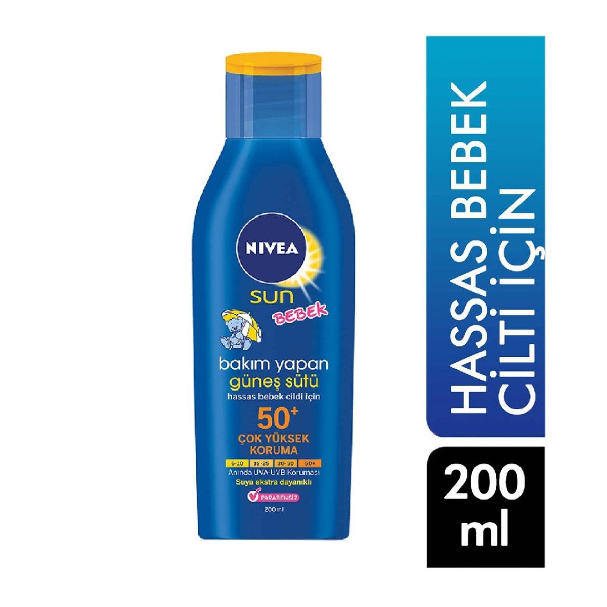 Nivea Sun Bebek Bakım Yapan Güneş Sütü Spf 50+ 200 ml