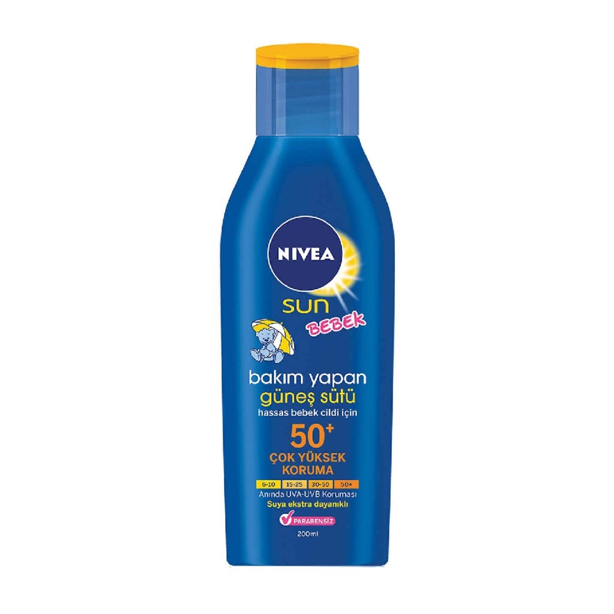 Nivea Sun Bebek Bakım Yapan Güneş Sütü Spf 50+ 200 ml