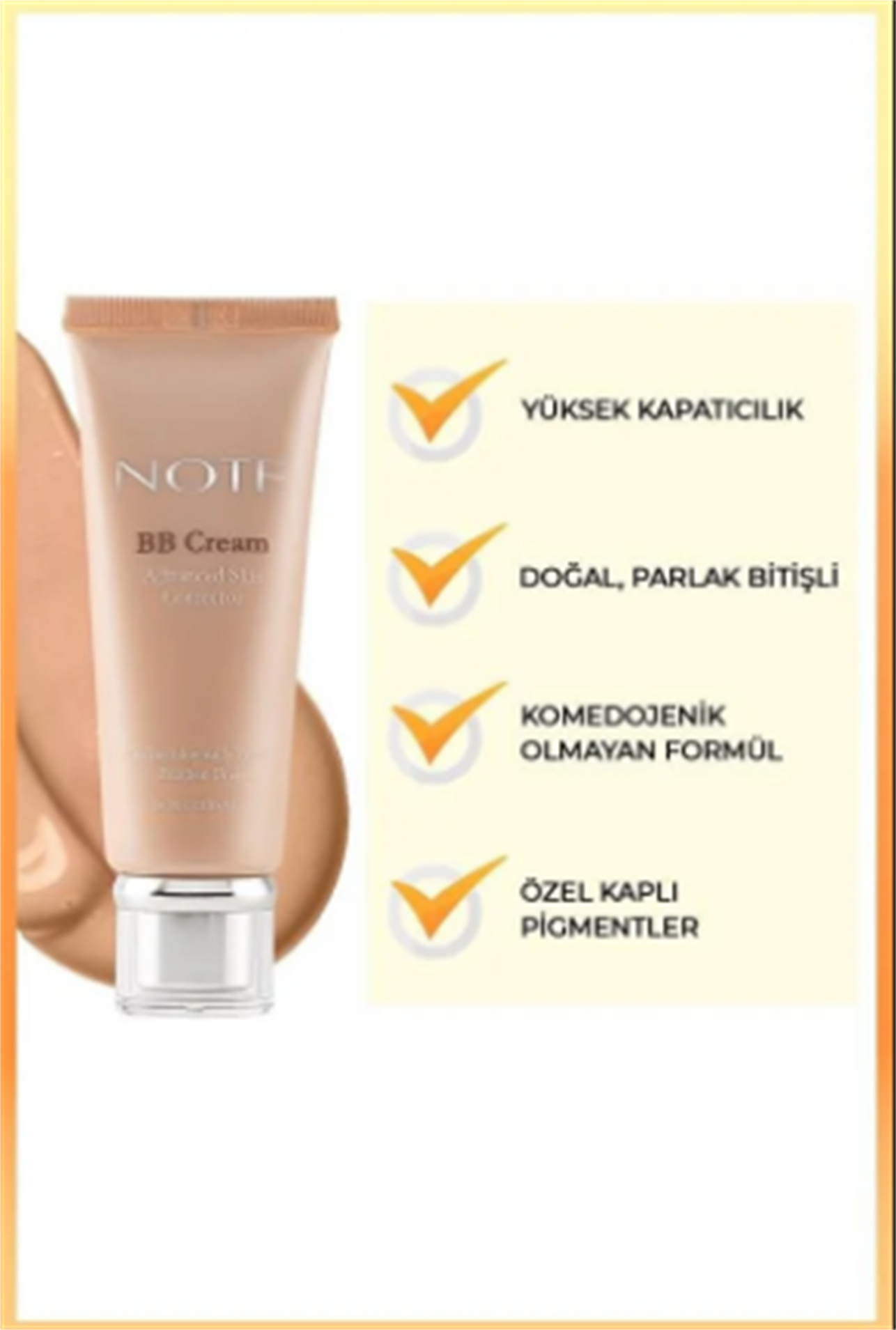 Note BB Cream Advanced Skin Corrector  BB Krem n'100 Porcelain 