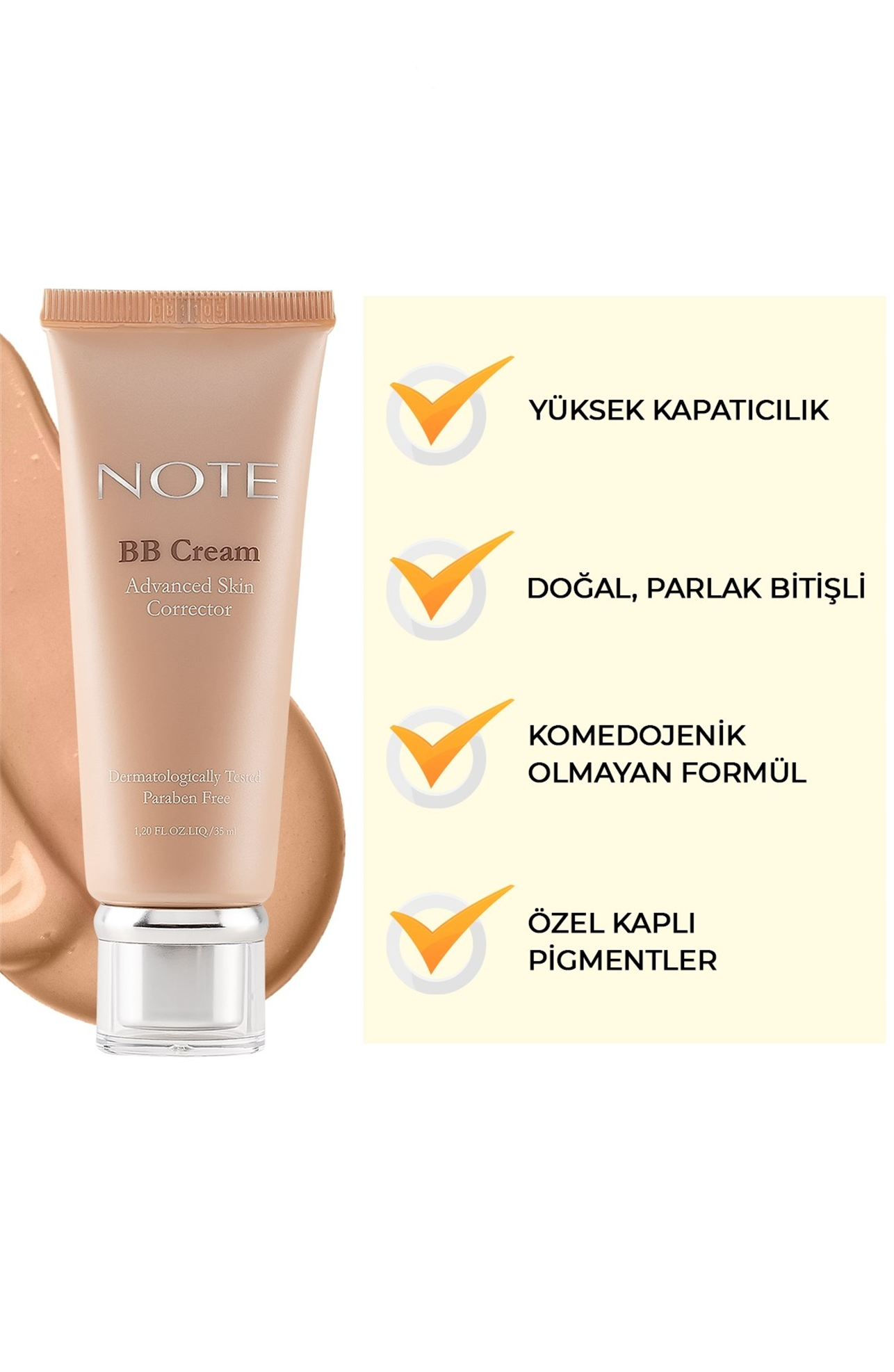 Note BB Krem Doğal Kapatıcılık 01