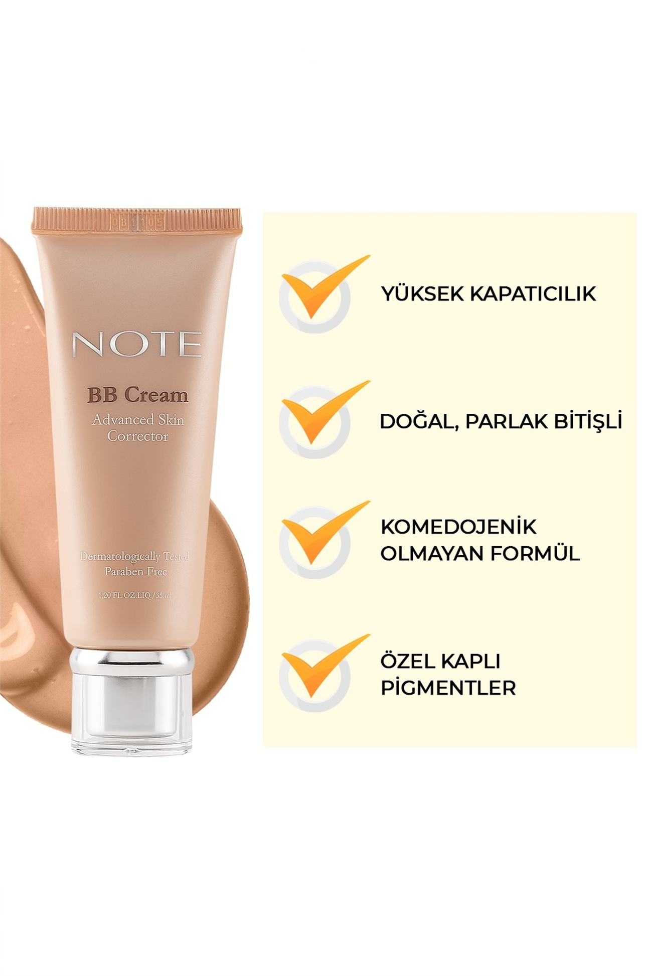 Note BB Krem Doğal Kapatıcılık 02 