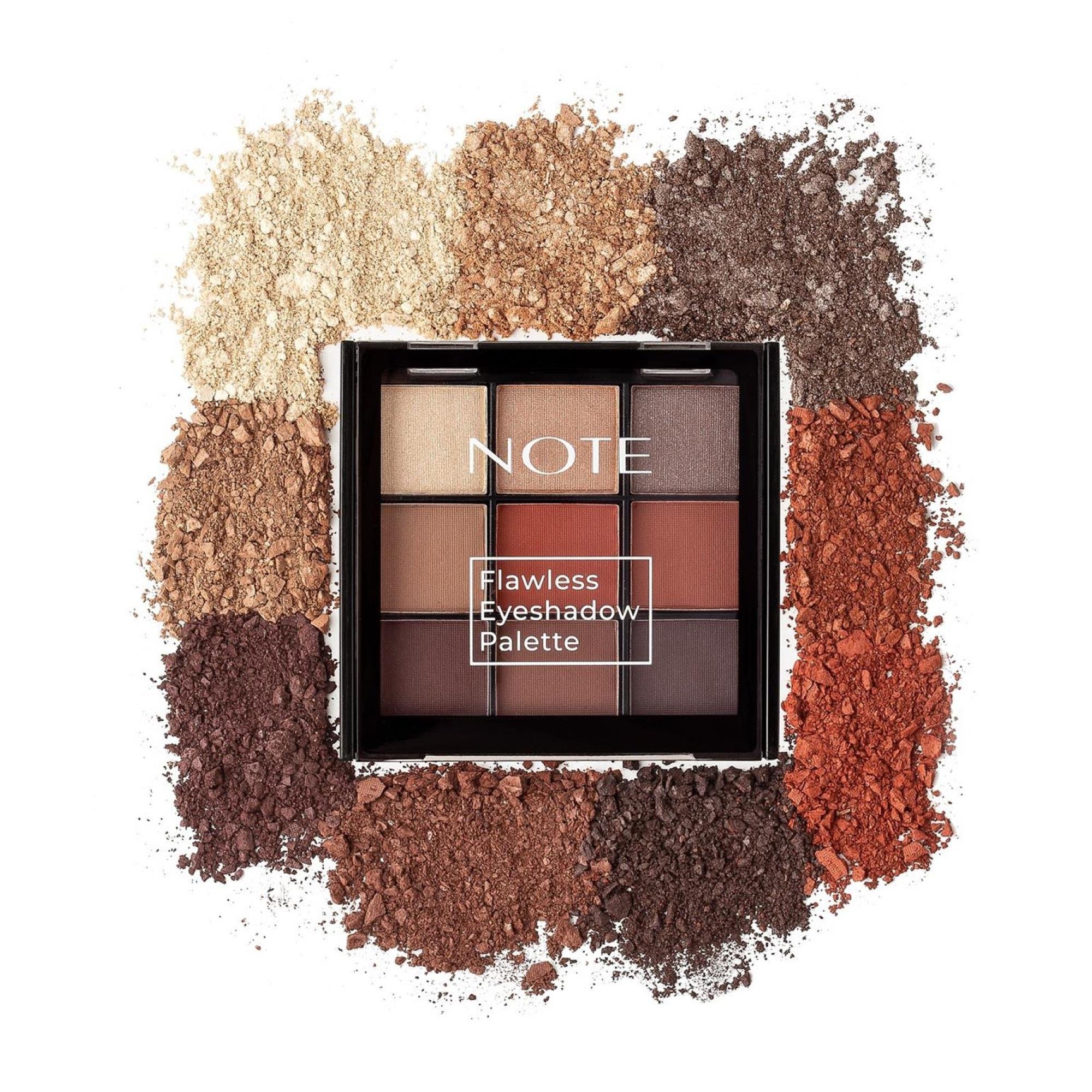 Note Flawless Eyeshadow Palette Göz Farı 01 Sunset Shine 