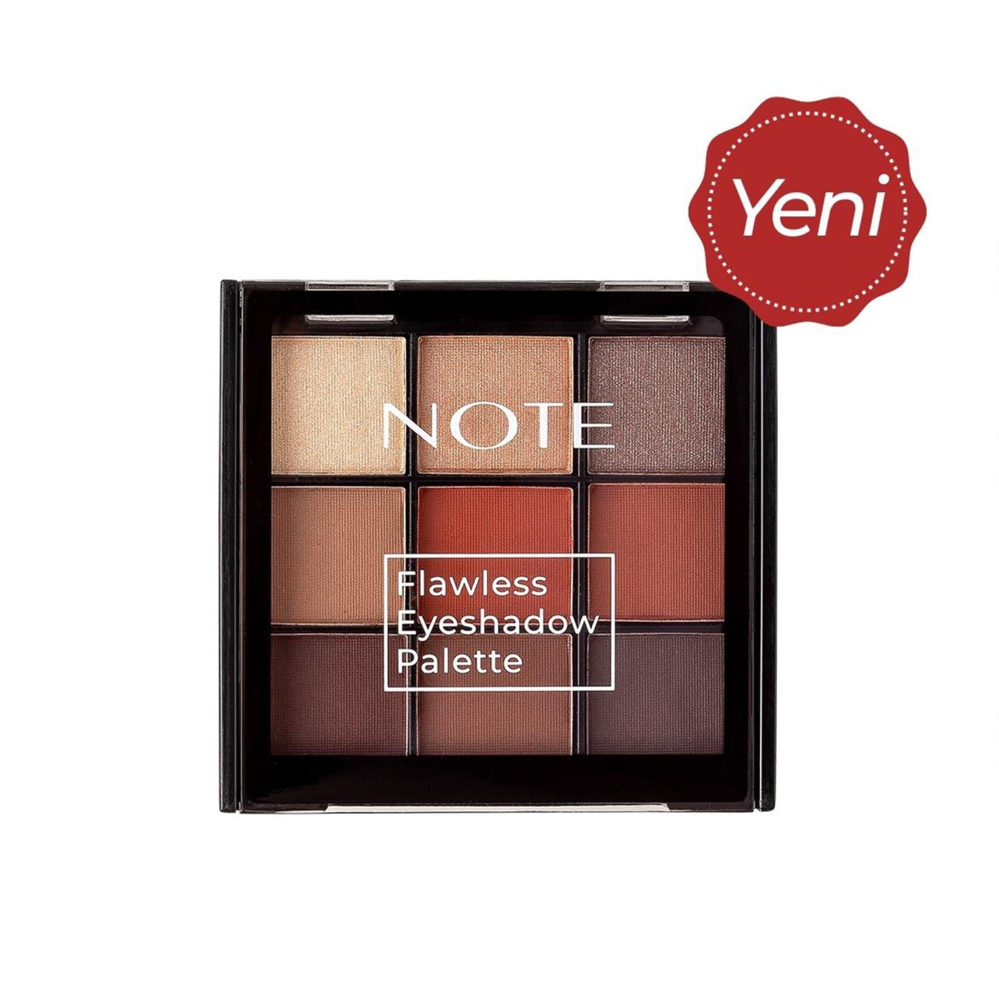 Note Flawless Eyeshadow Palette Göz Farı 01 Sunset Shine 