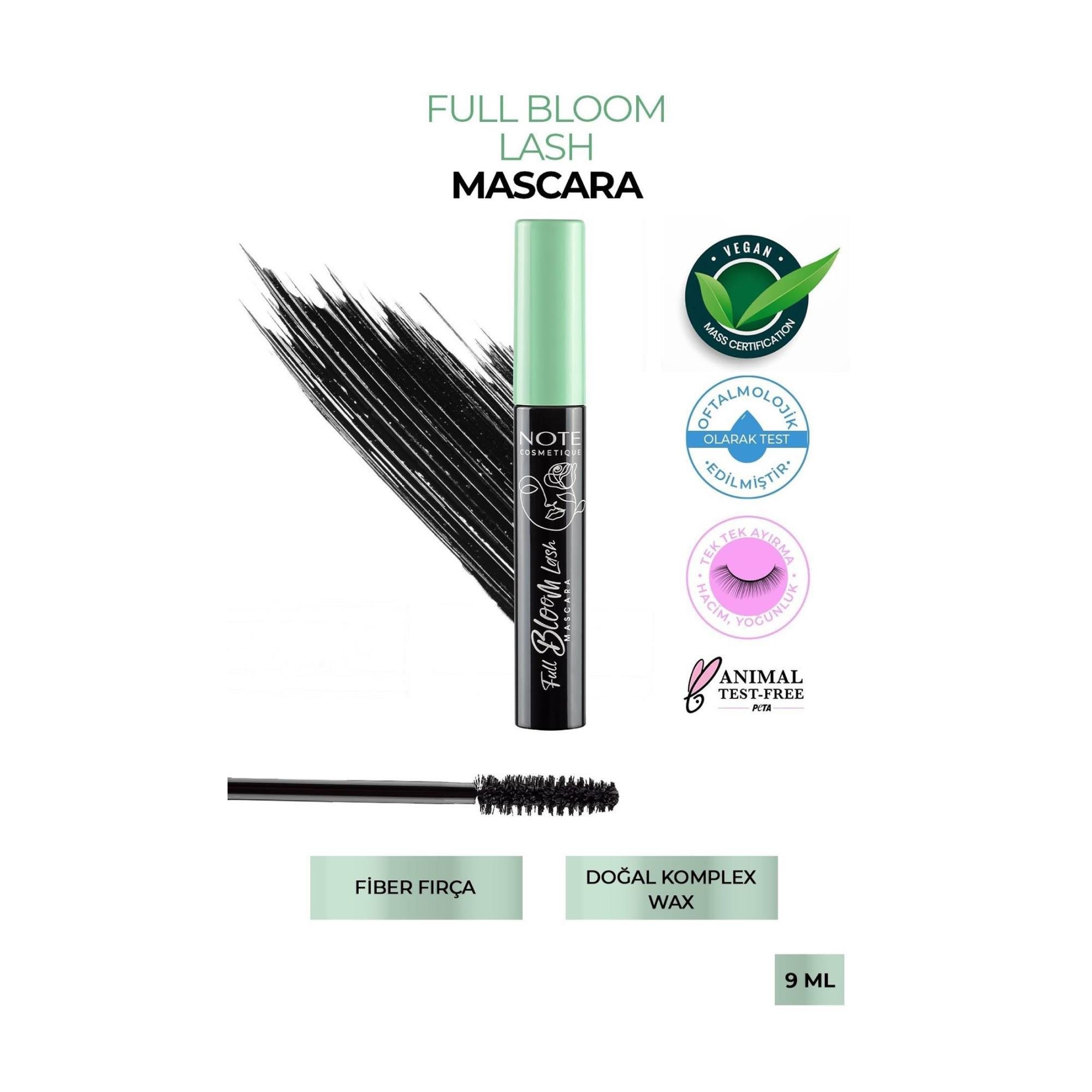 Note Full Bloom Lash Maskara 