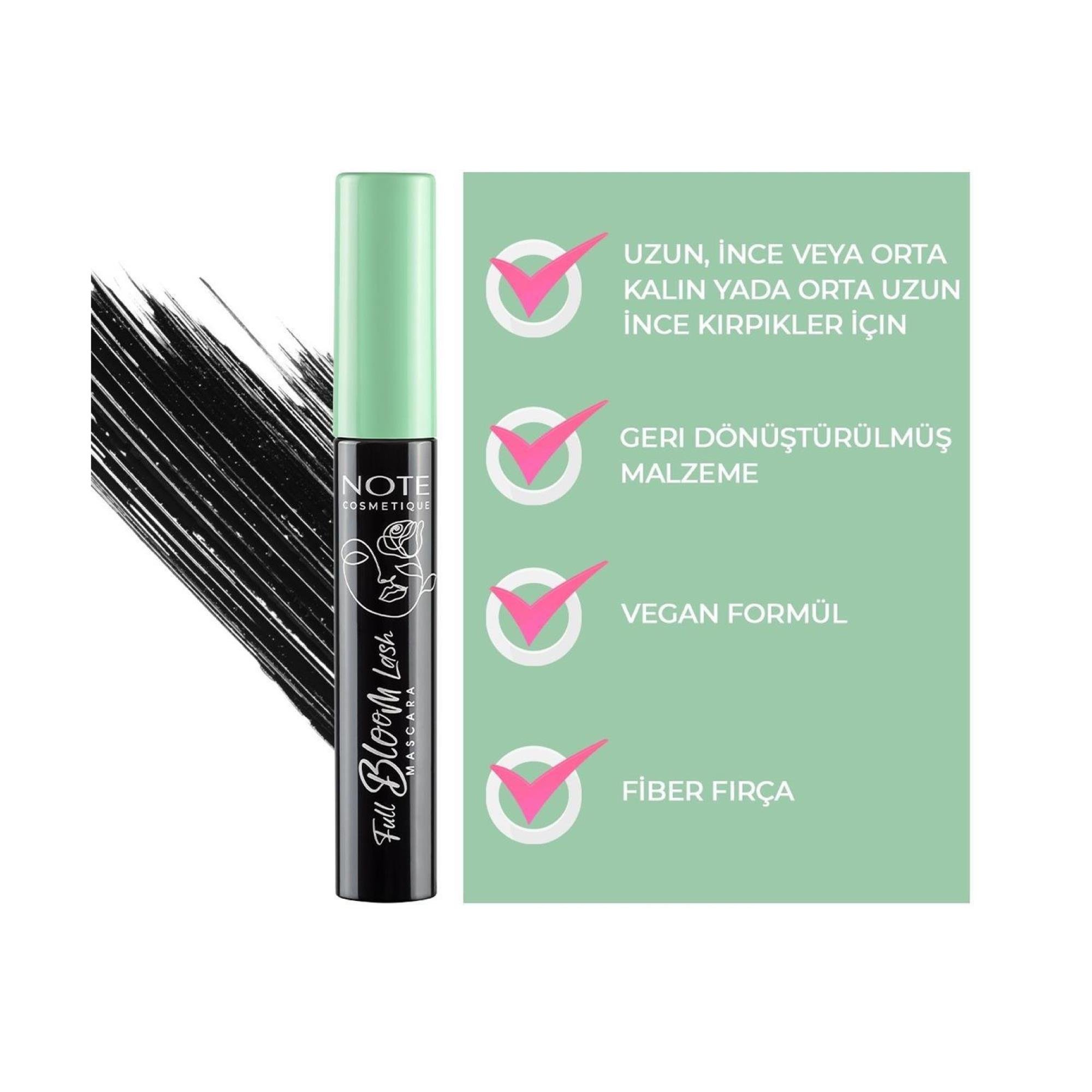 Note Full Bloom Lash Maskara 
