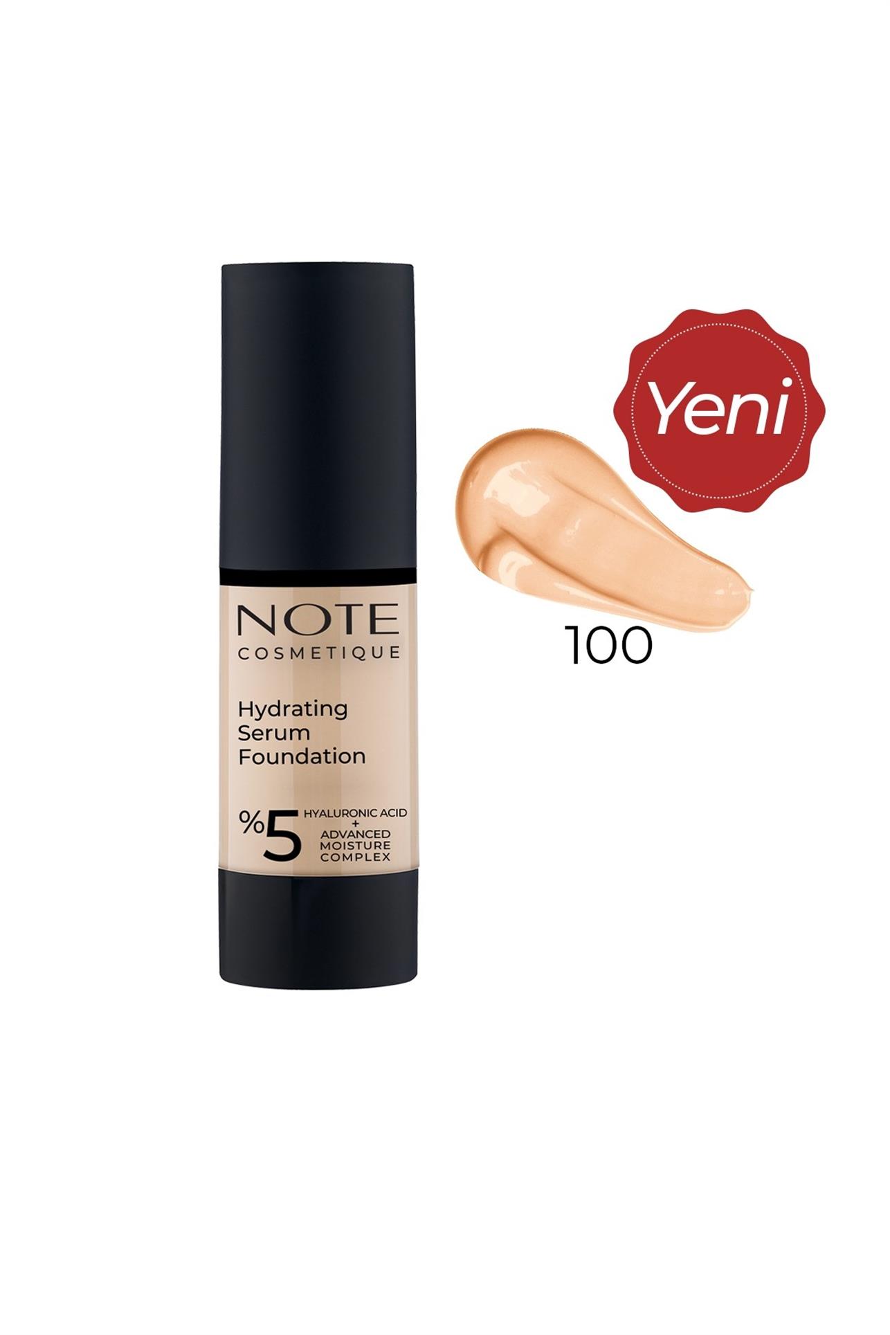 Note Hydrating Nemlendirici Serum Hyaluronik Asitli Fondöten 100
