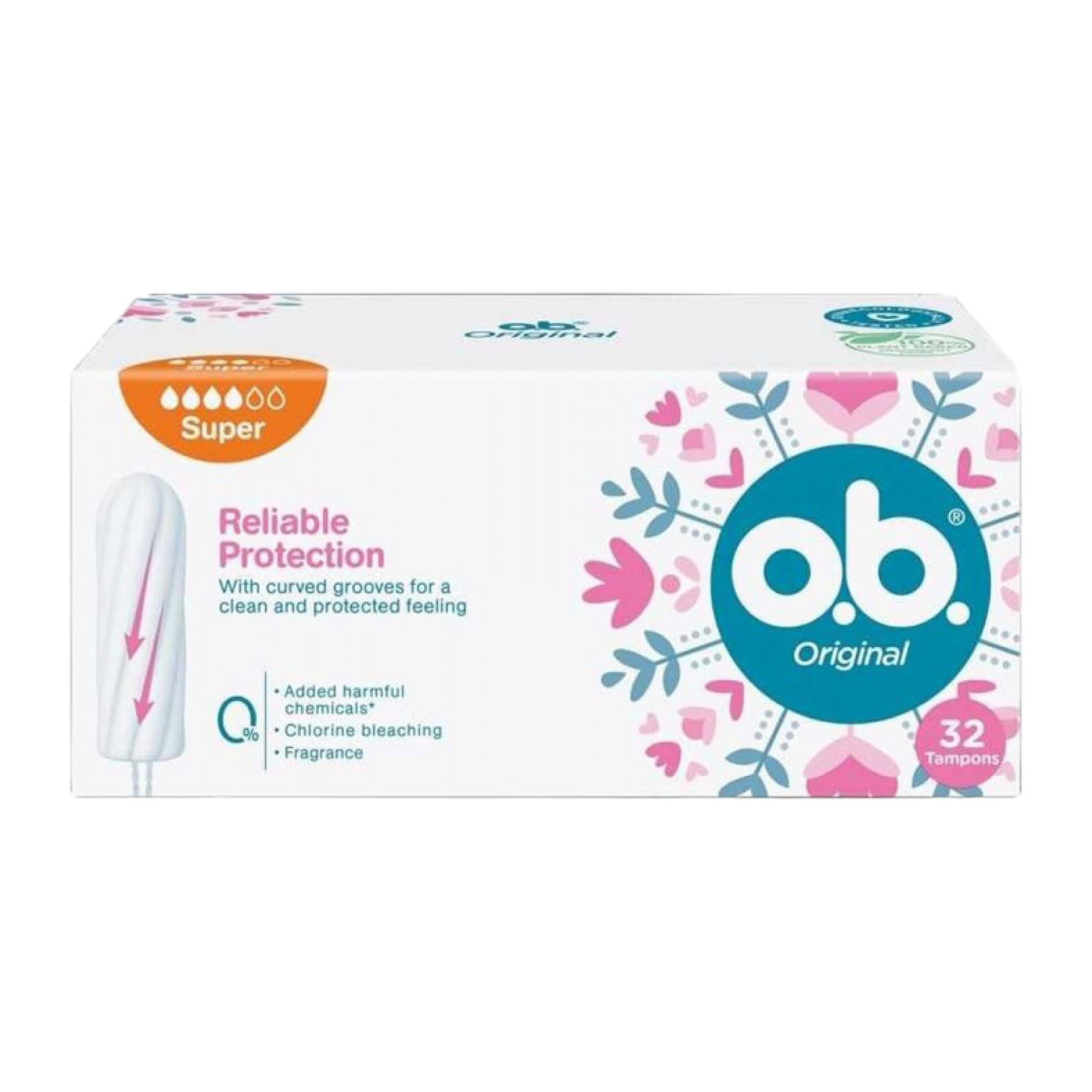 O.B. Original Tampon Super 32 'li