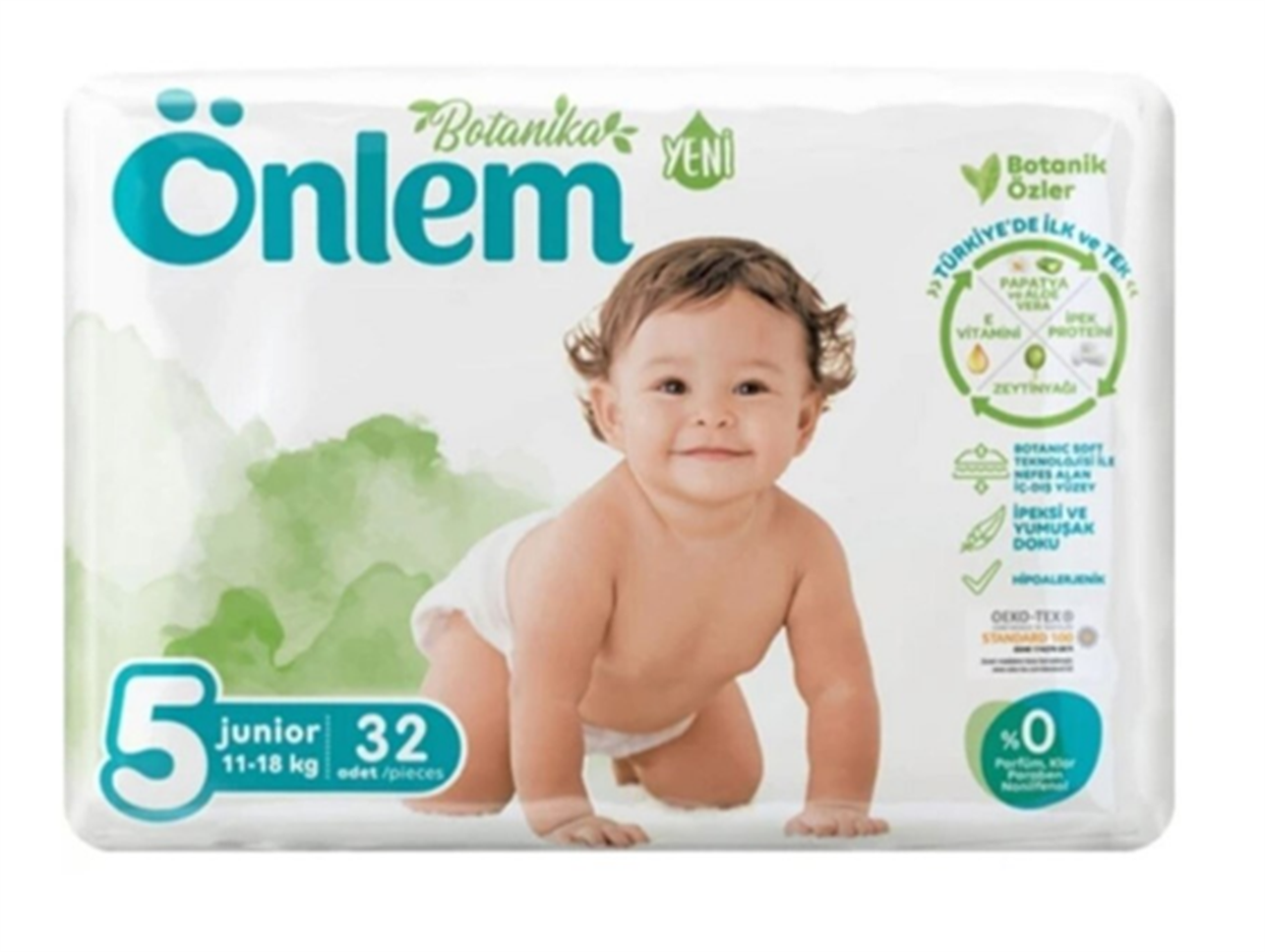 Önlem Botanika Bebek Bezi 5 Junior (11-18 kg) 32 adet