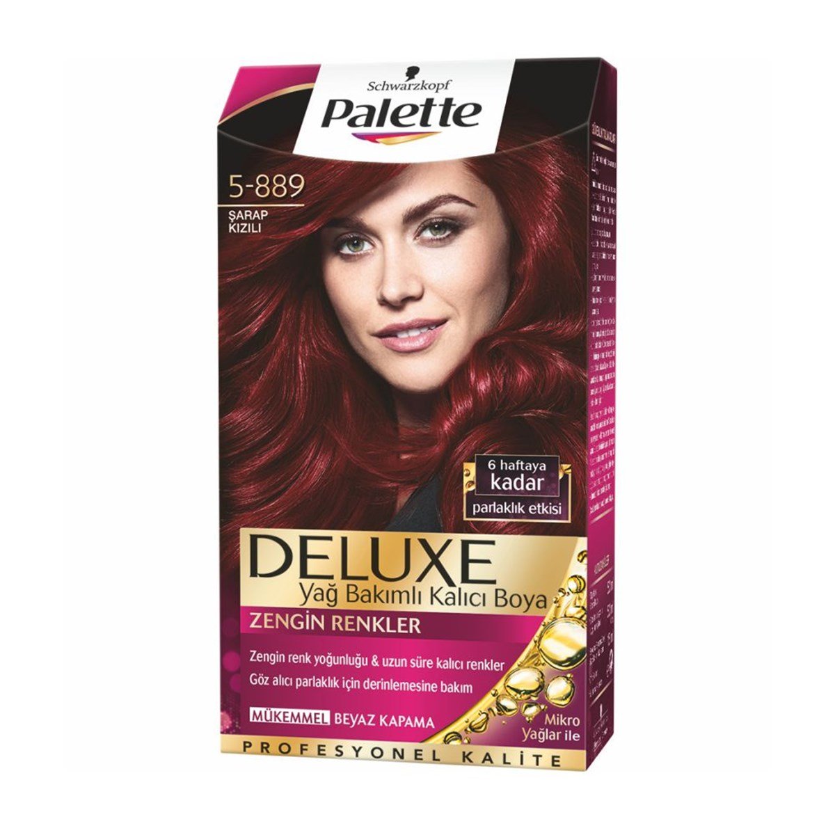 Palette Deluxe Set Boya Şarap Kırmızısı 5-889