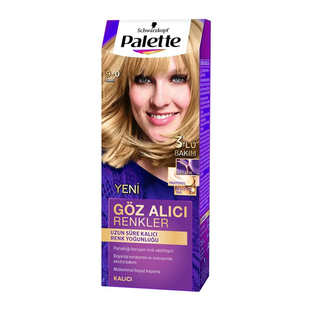 Palette Göz Alıcı Renkler 9-0 Sarı