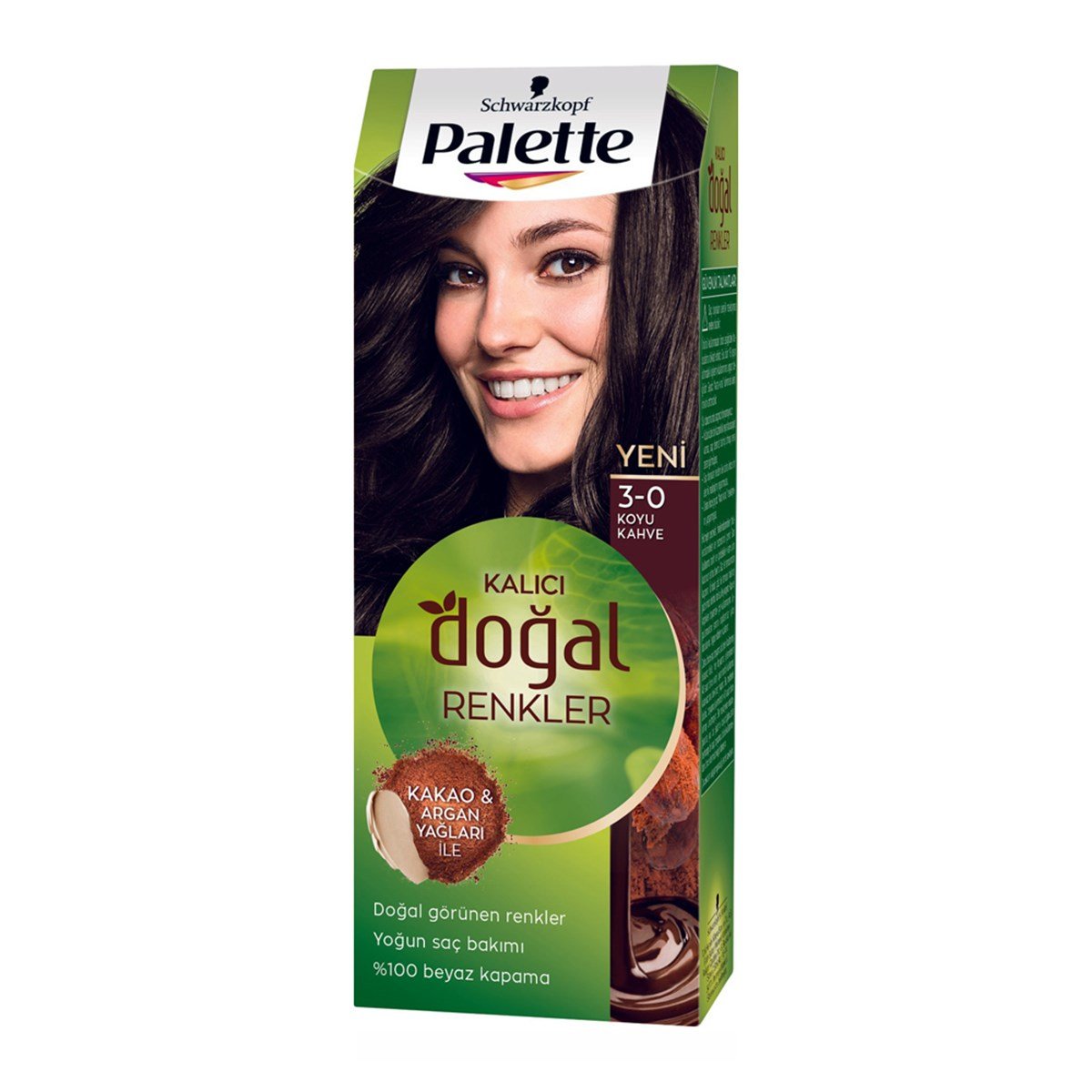 Palette Kalıcı Doğal Renkler 3-0 Koyu Kahve
