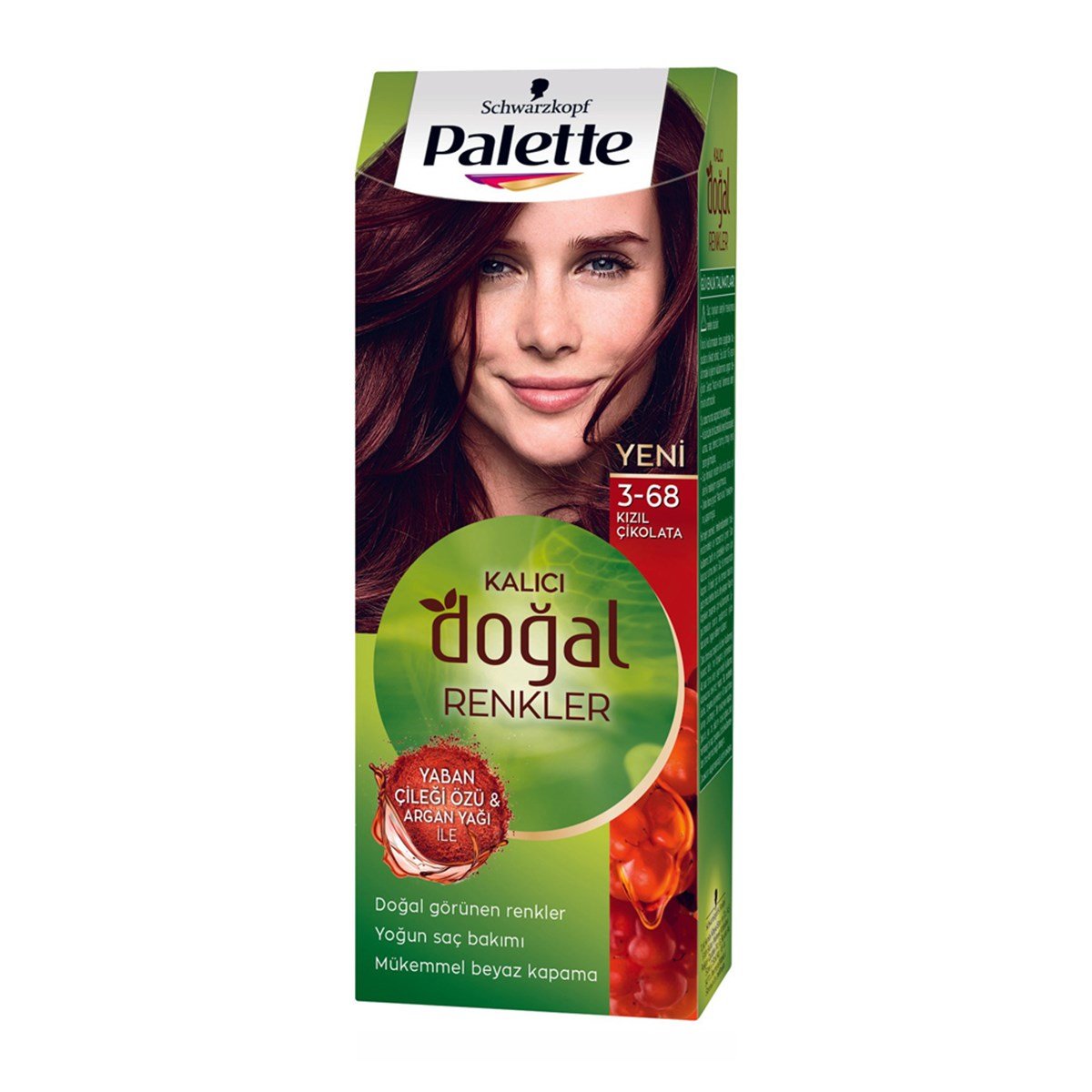 Palette Kalıcı Doğal Renkler 3-68 Kızıl Çikolata